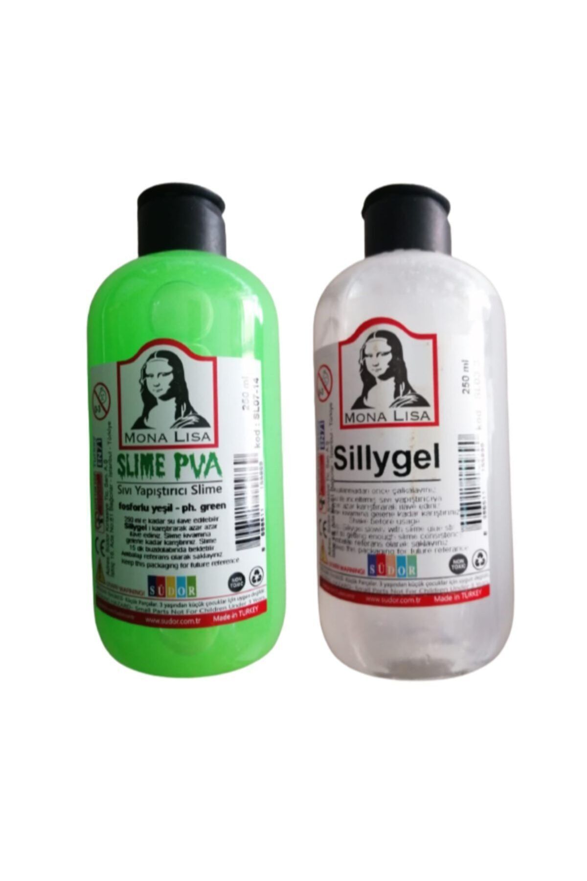 Südor Monalisa Slime Fosforlu Yeşil (slaym) Sıvı Yapıştırıcı 250ml + Pva 250ml