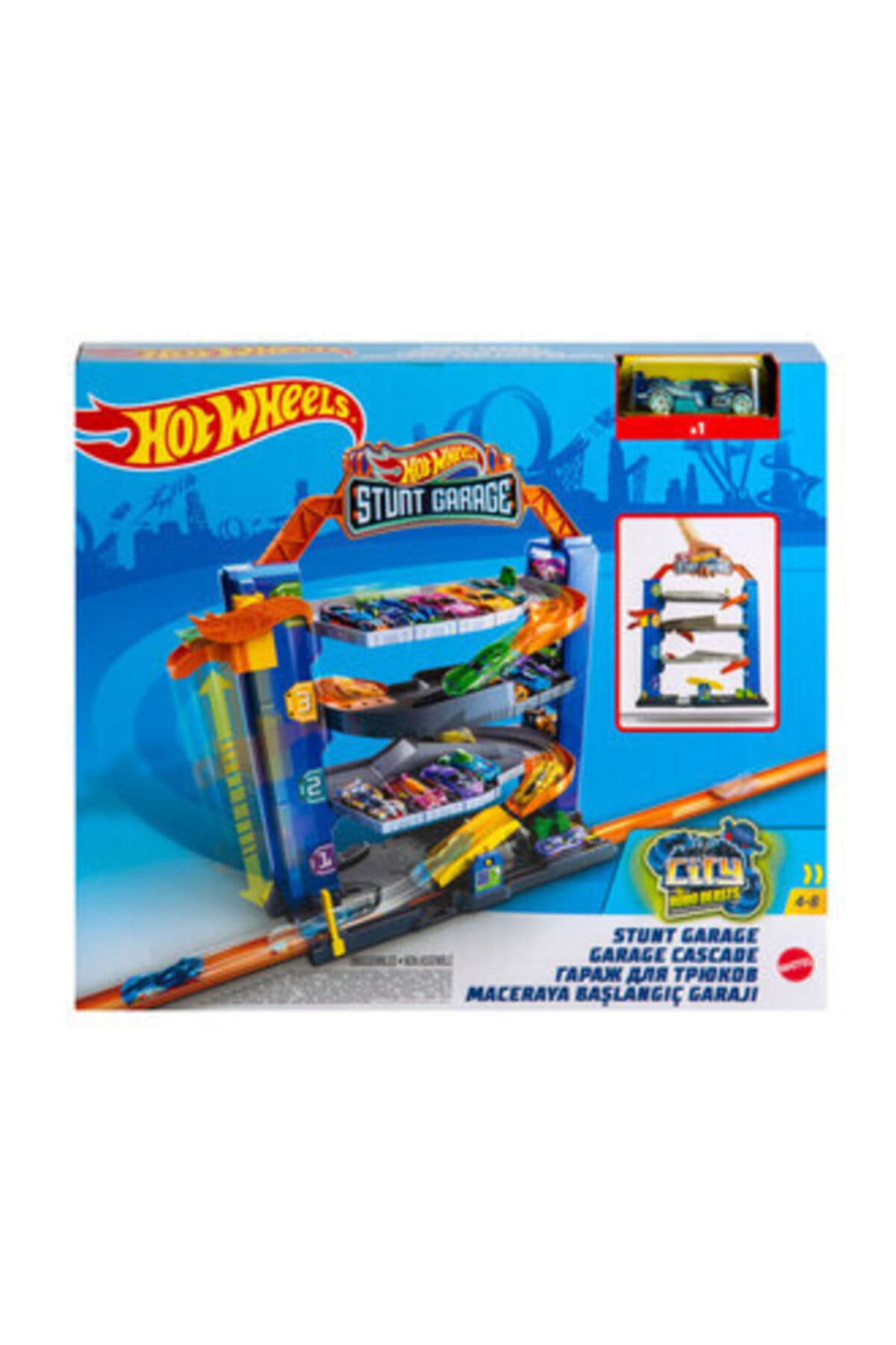 HOT WHEELS Maceraya Başlangıç Garajı 4 Katlı