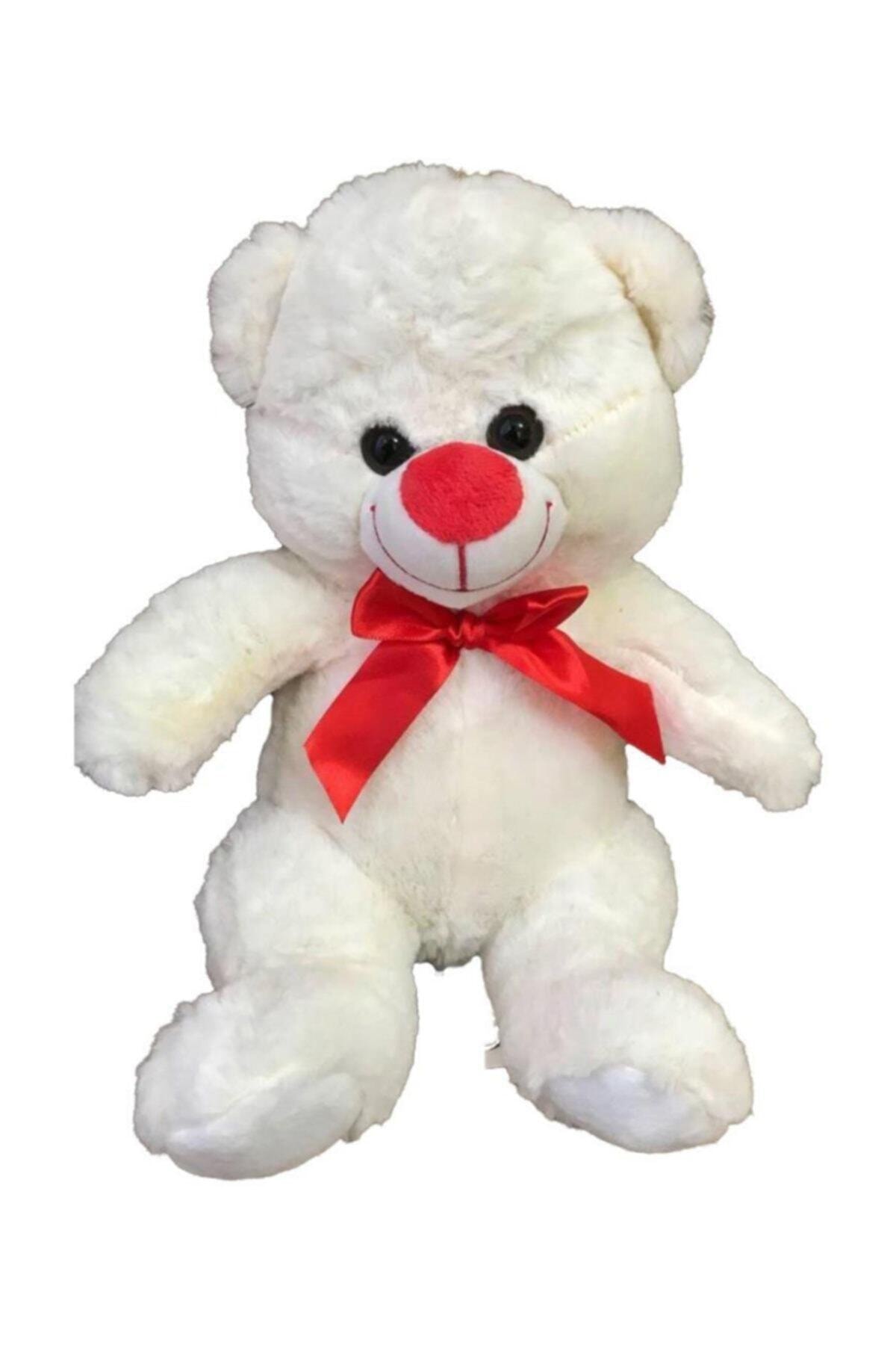WoodyLife Peluş 30 Cm Kurdaleli Ayı Ayıcık Sevgiliye Hediyelik Çocuk Oyuncak