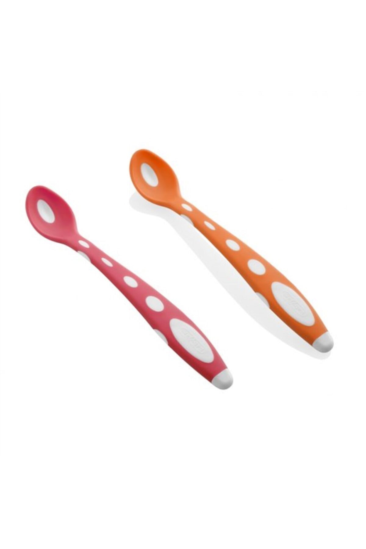 Babyjem Baby Jem Silikon Mama Kaşığı Turuncu Kırmızı