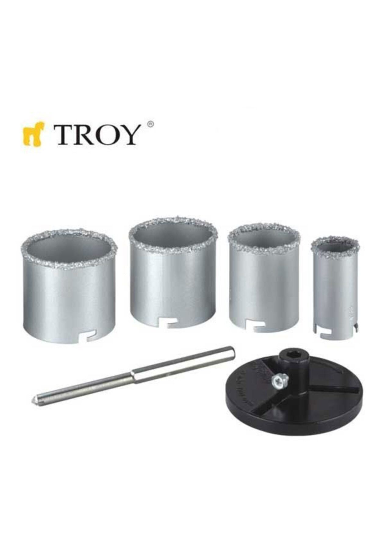 TROY T27406 Tungsten Karpit Uçlu Delici Set 6 Parça