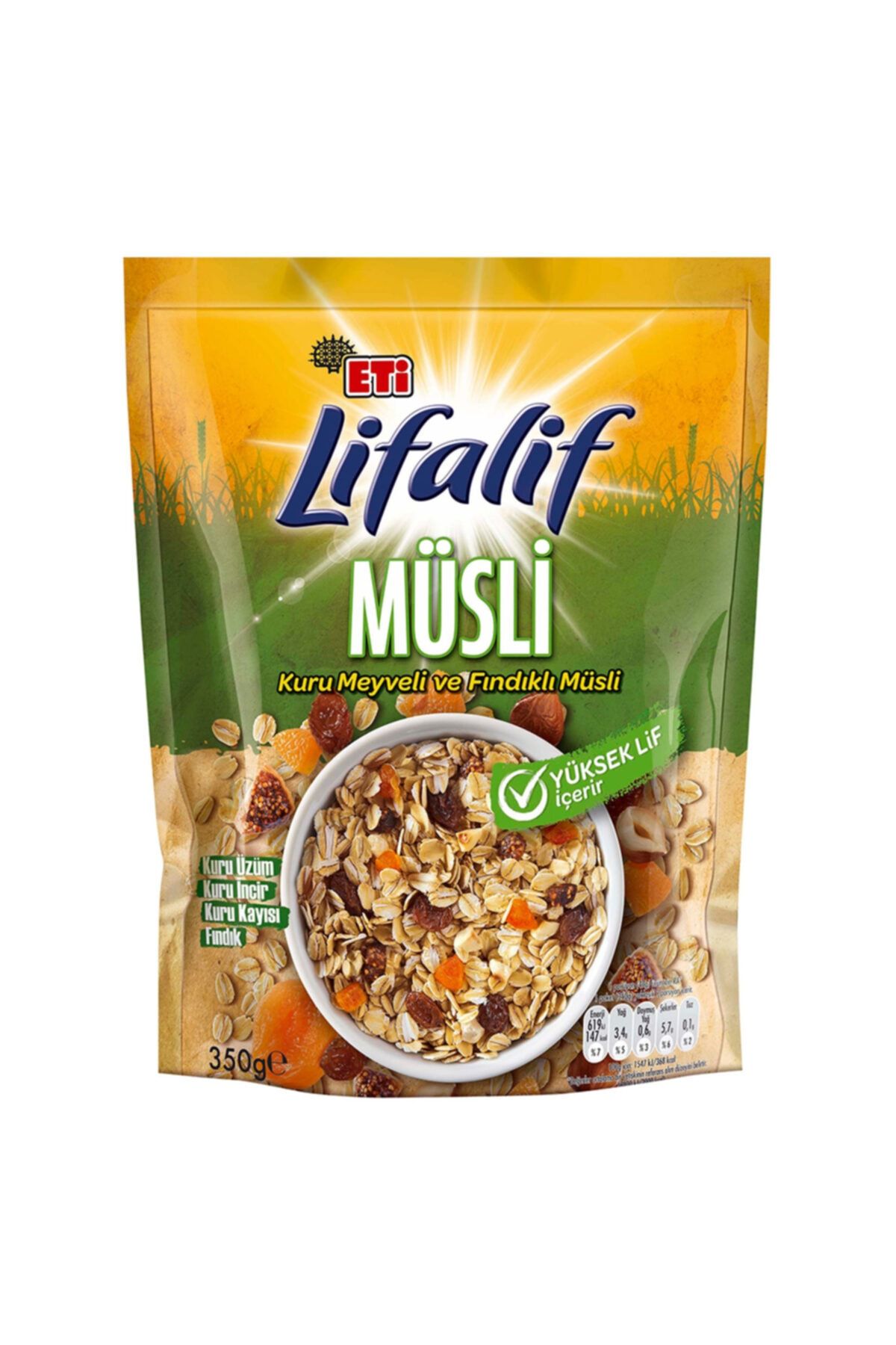 Eti Lifalif Yulaf Ez. Meyveli 350 G