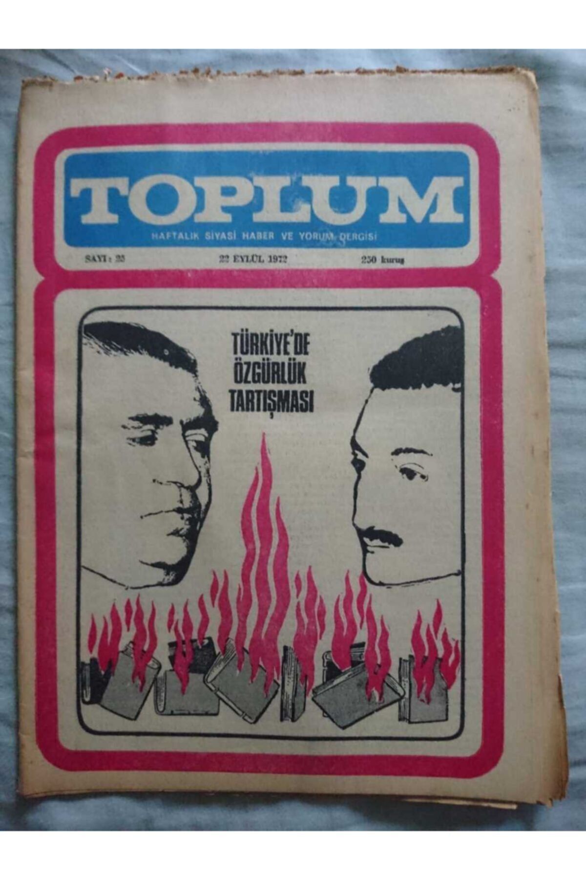 Toplux Toplum - Haftalık Dergi (no 25) 1972