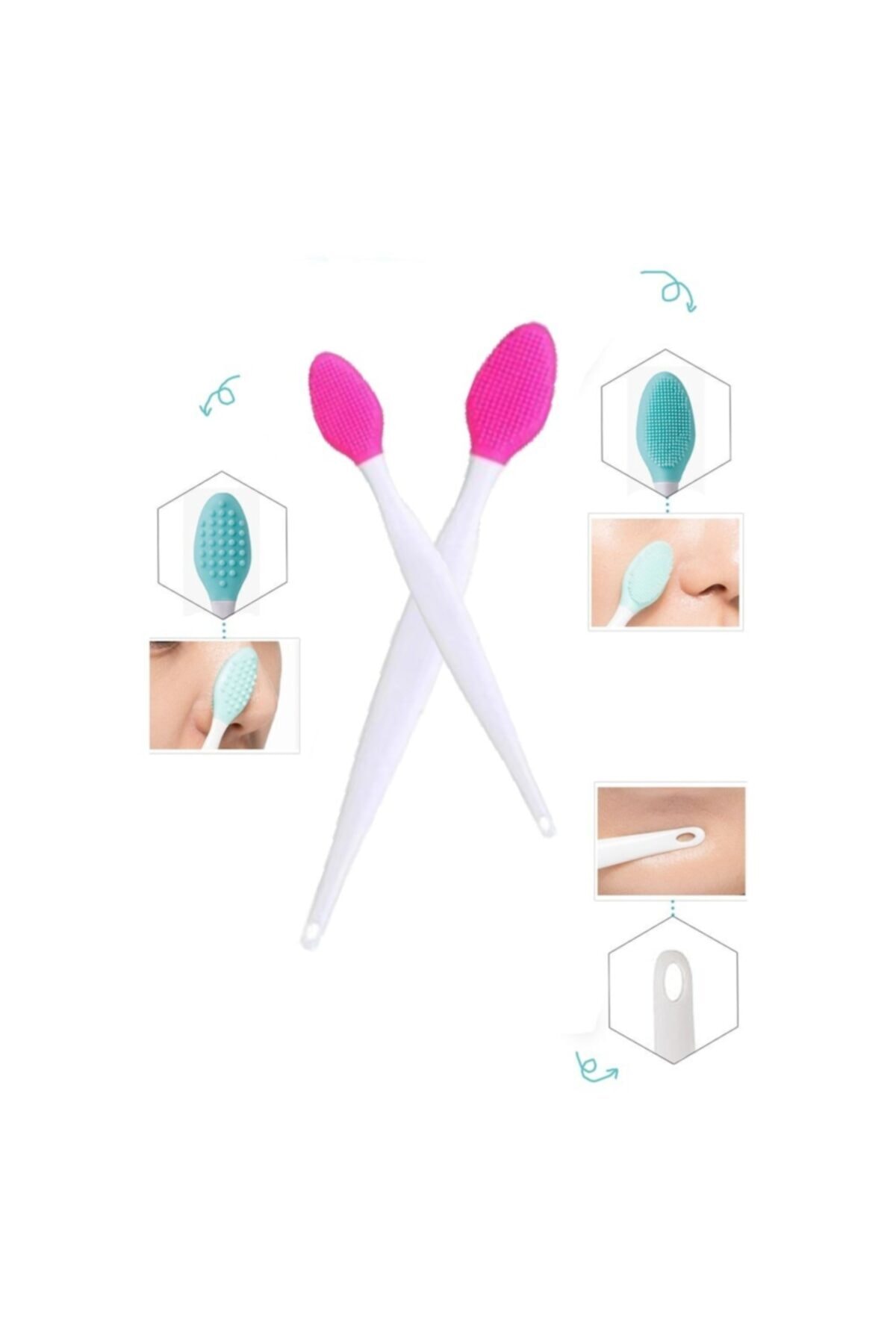 pazariz Burun Siyah Nokta Cilt Ve Yüz Temizleyici Peeling Fırça 1 Ad
