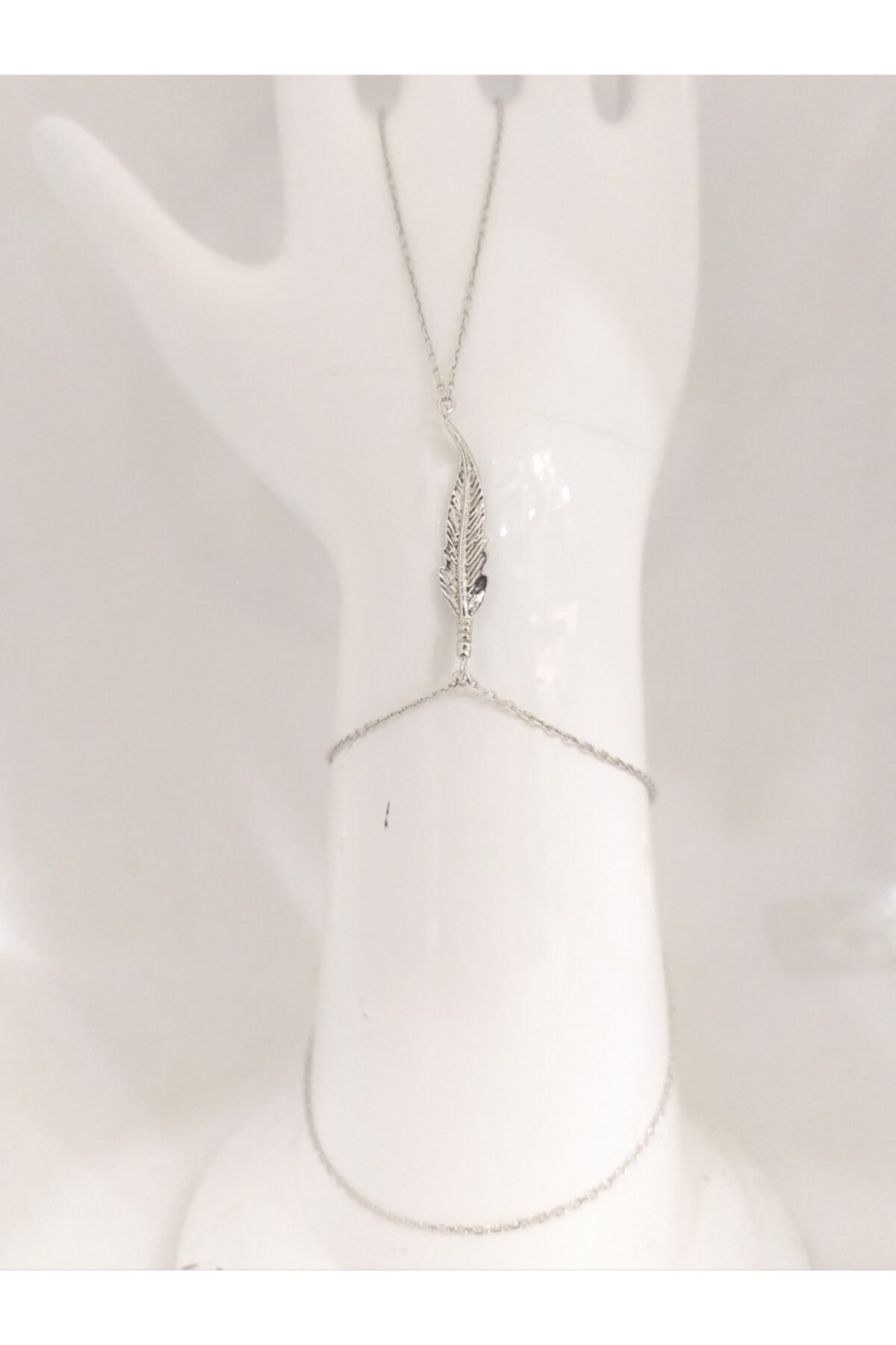 Kehribar gümüş Kadin Gümüş Defne Yaprağı Şahmeran Ayarlanabilir Şahmeran