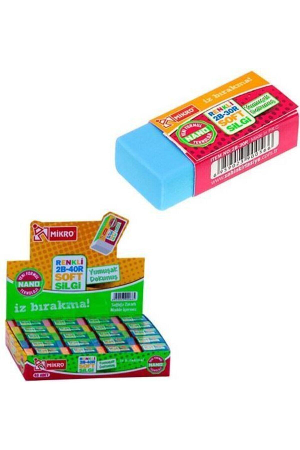 Mikro Nano Renkli Silgi 30 Lu 2b-30