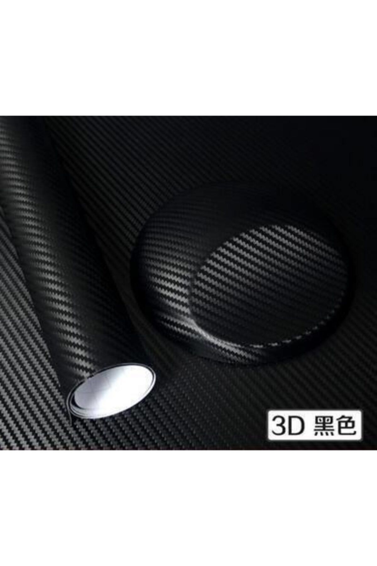 AUTOFOLYO 3d Karbon Folyo Siyah 127 Cm X 3 Metre