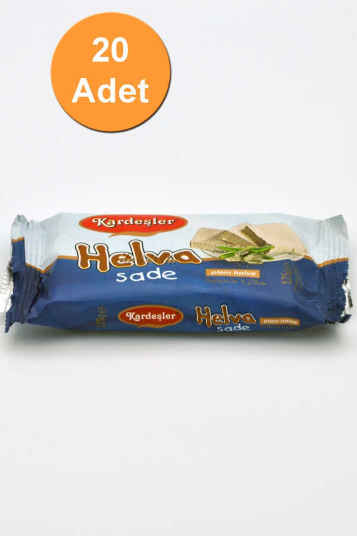 Kardeşler Şekerleme Kardeşler Sade Tahin Helva 125 G X 20 Adet