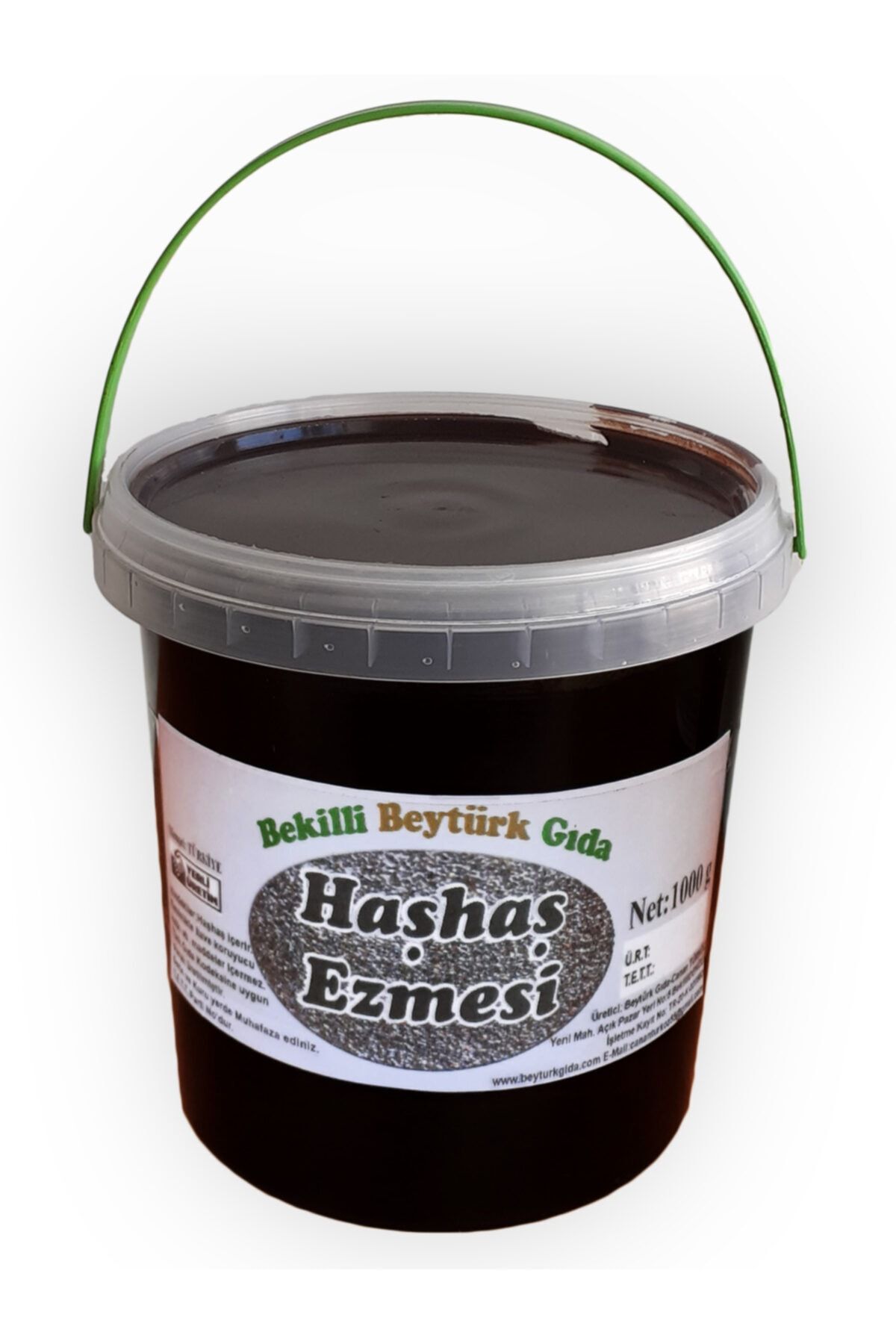 Bekilli Beytürk Gıda Siyah Haşhaş Ezmesi 1 Kg