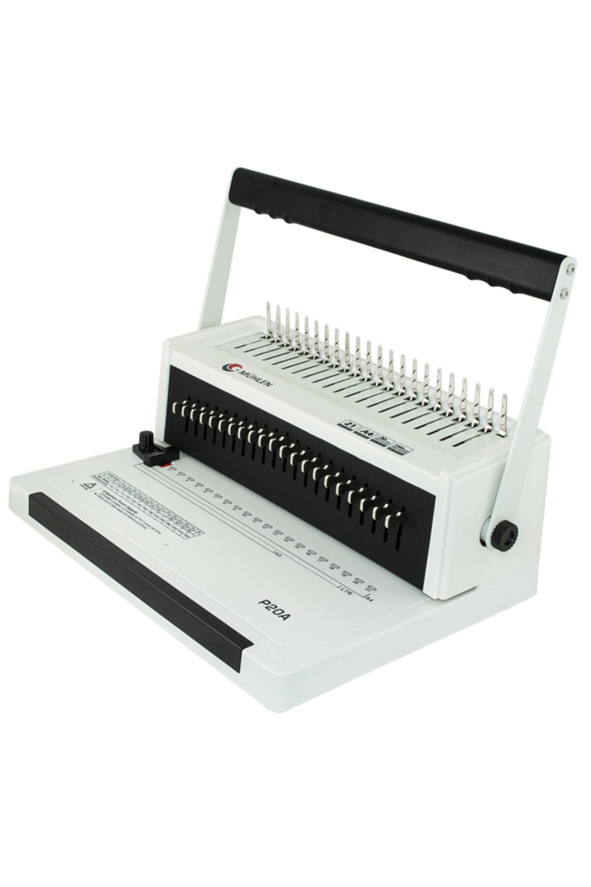 Mühlen P20a Plastik Spiral Delme Ve Ciltleme Makinesi Çift Taraflı Kol Sistemi