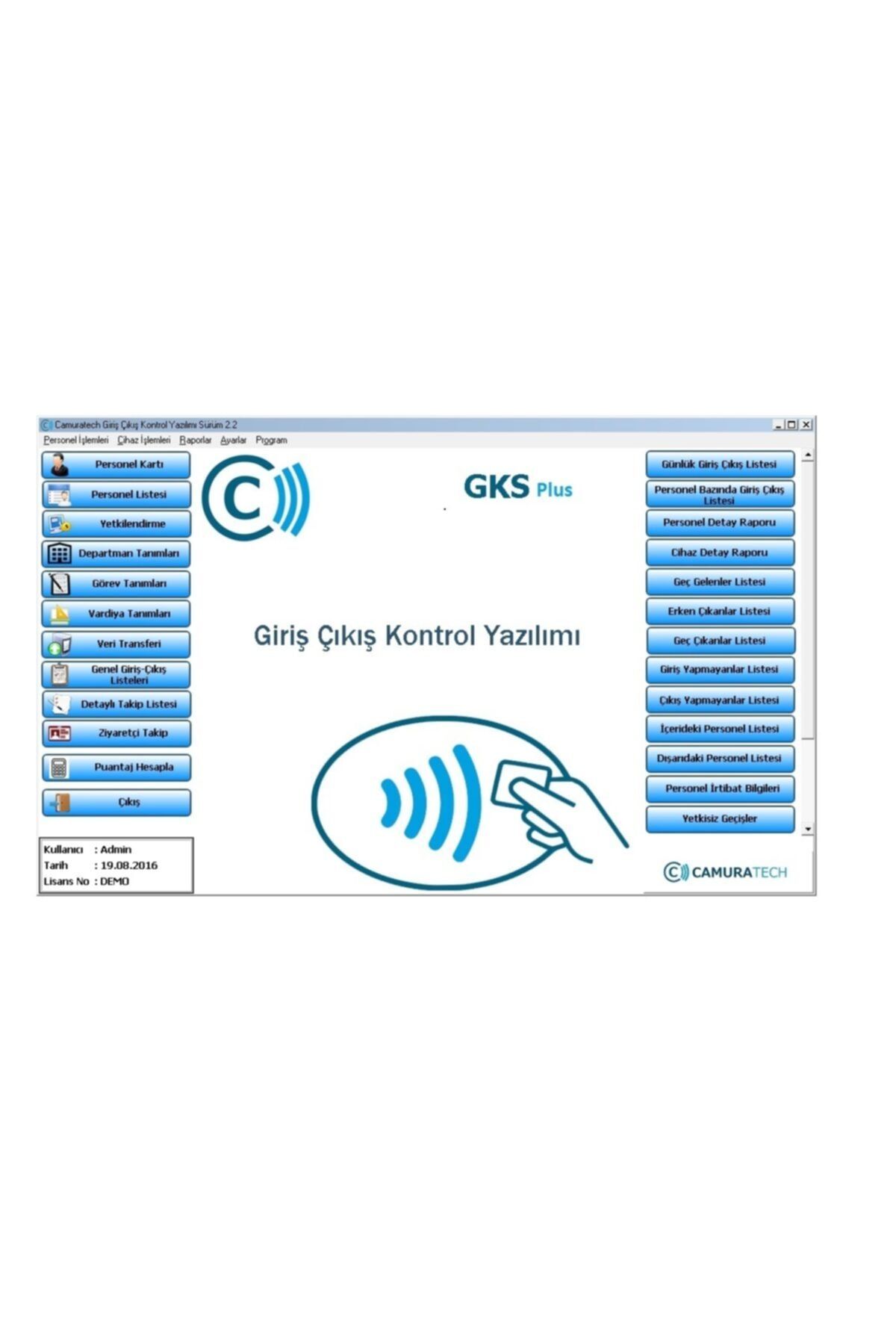 Camuratech Gks Yazılım Personal Takip Puantaj