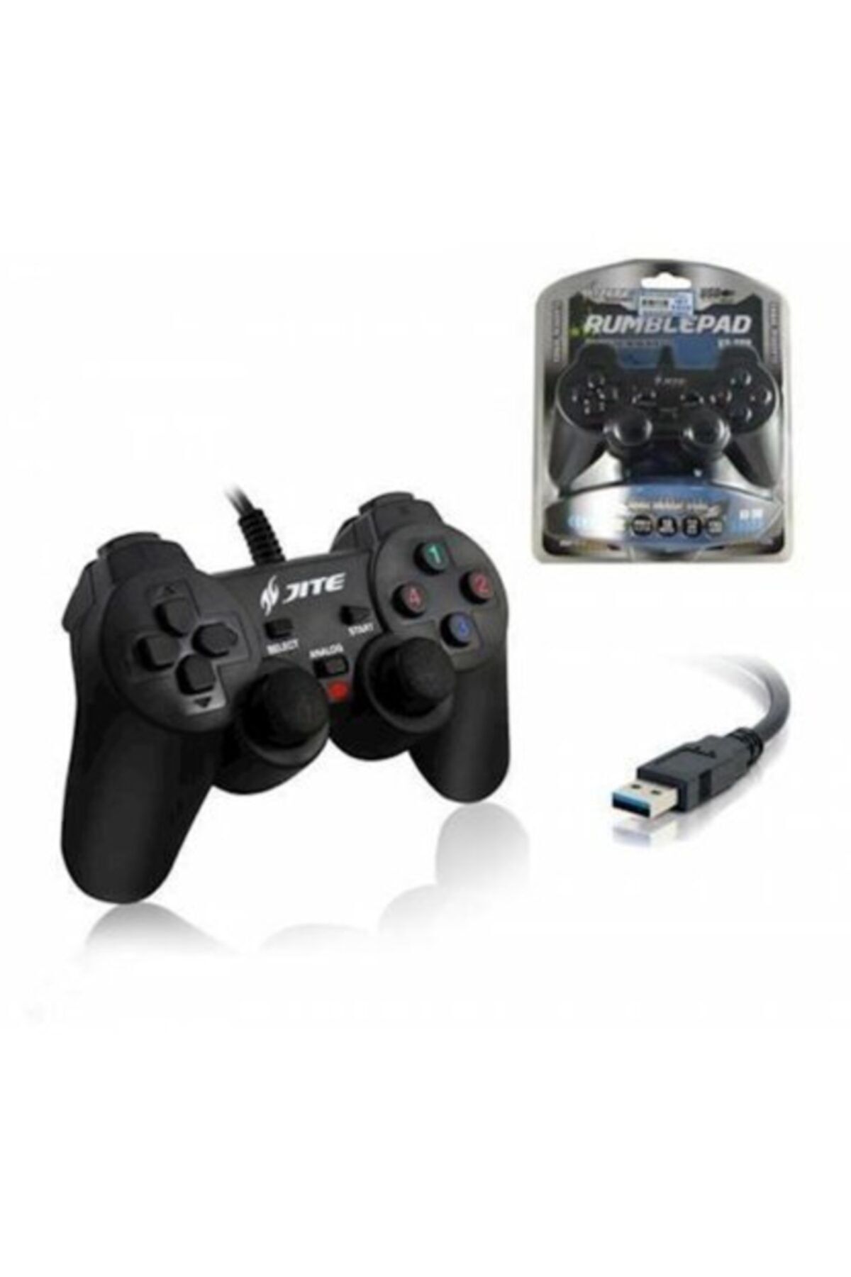 jite kd 208 pc ps3 titresimli joystick 1 8 mt kablolu oyun kolu fiyati yorumlari trendyol