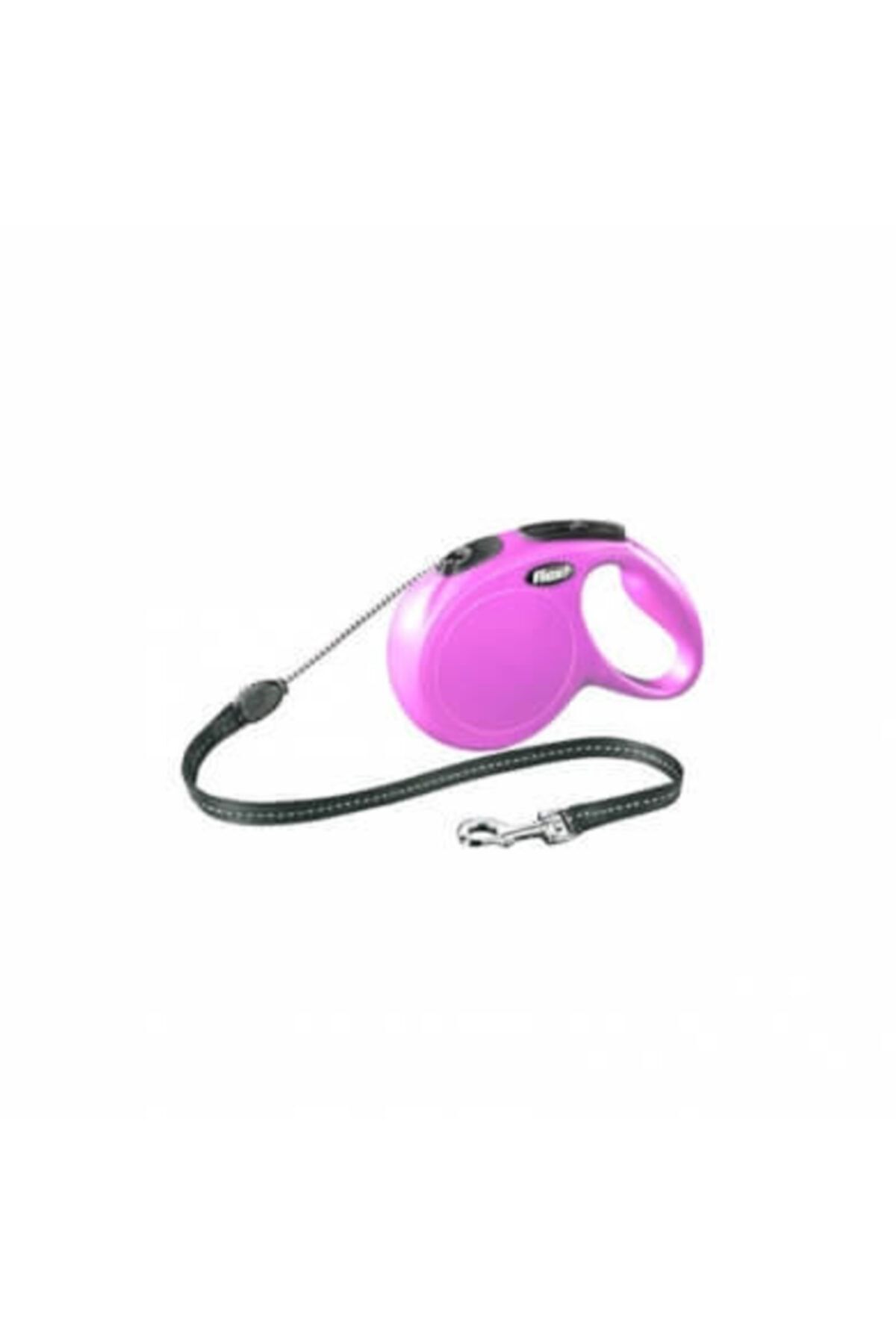 Flexi Flexı New Classic Otomatik Ip Köpek Gezdirme Tasma Xs Pembe 3 Mt