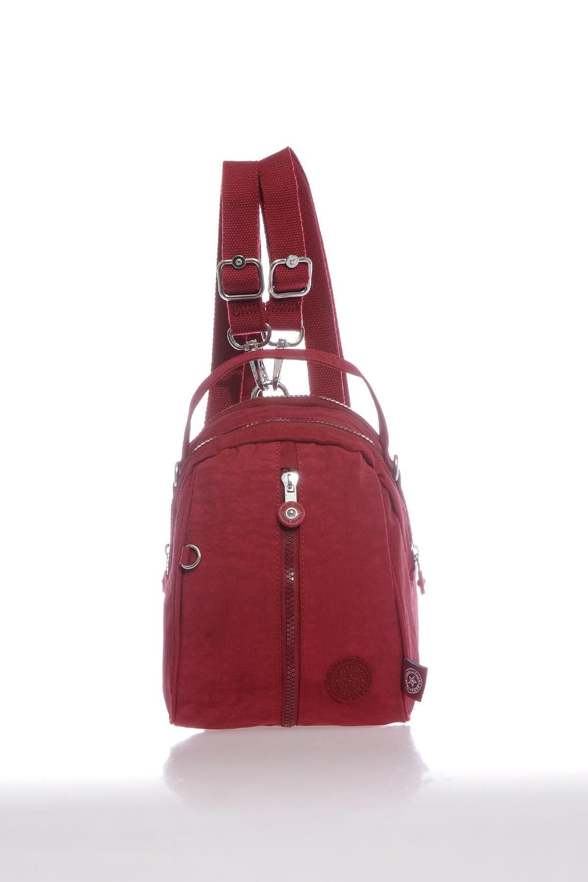 SMART BAGS Smb3053-0021 Bordo Kadın Minik Sırt Çantası