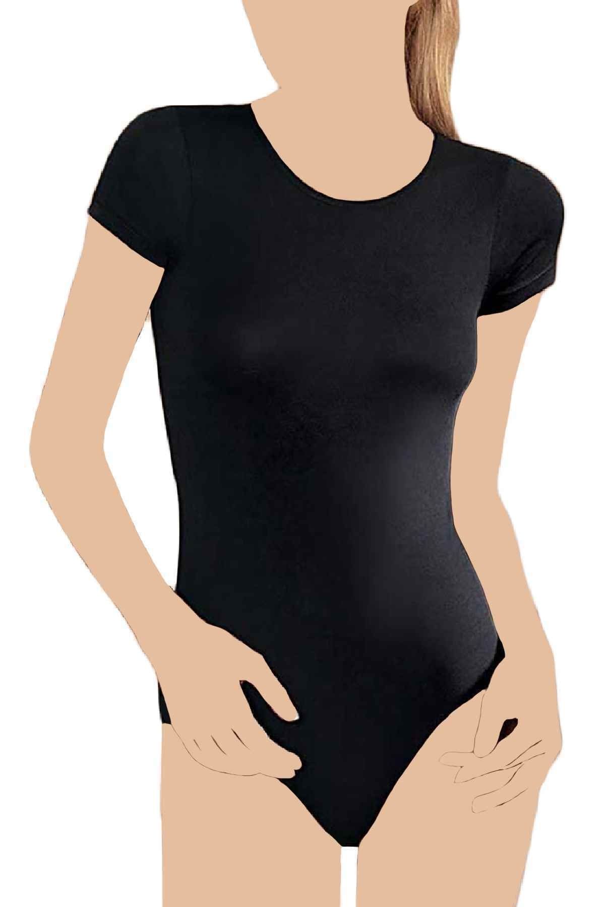 Namaldı 3 Adet Kadın Likralı Yarım Kol Body 266