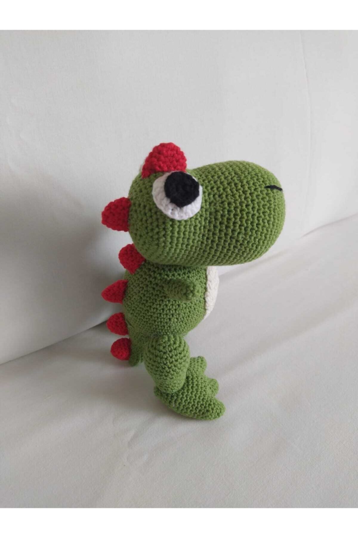 SERVİSİ GELSİN El Yapımı Organik Amigurumi Dinazor T-rex