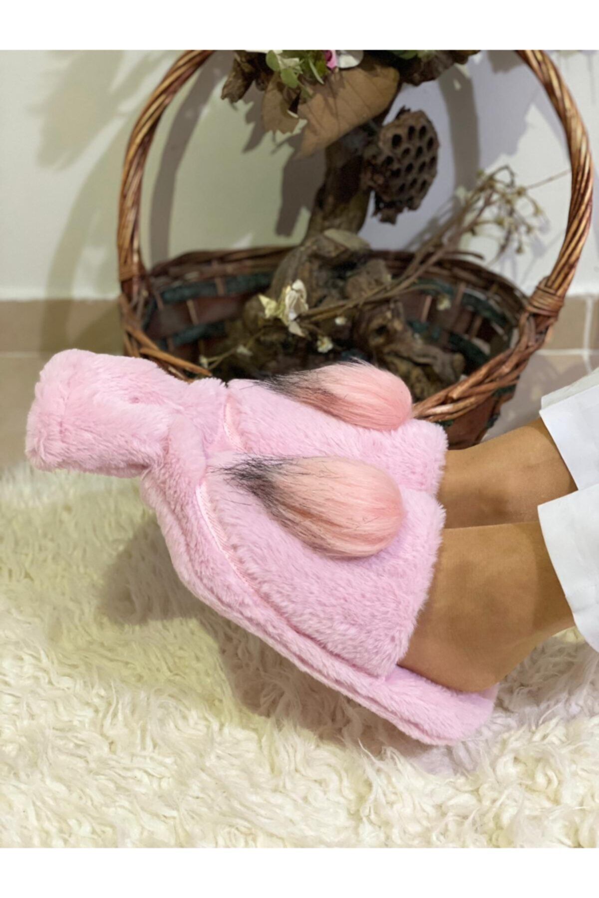 dikka sicak su torba hazneli tuy ponponlu pembe pelus kadin ev terligi fiyati yorumlari trendyol