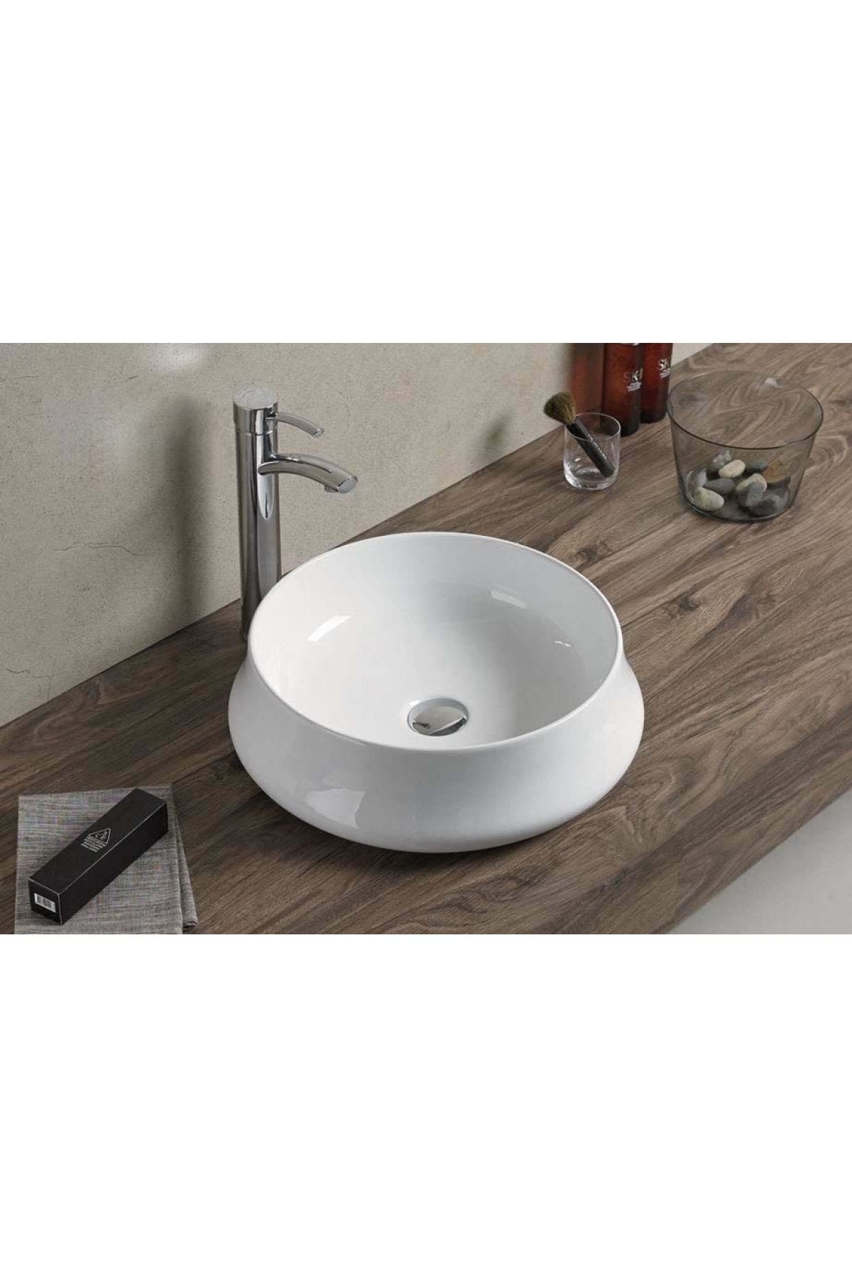 PUROSER Pergamon Oval Tezgah Üstüğ Çanak Lavabo