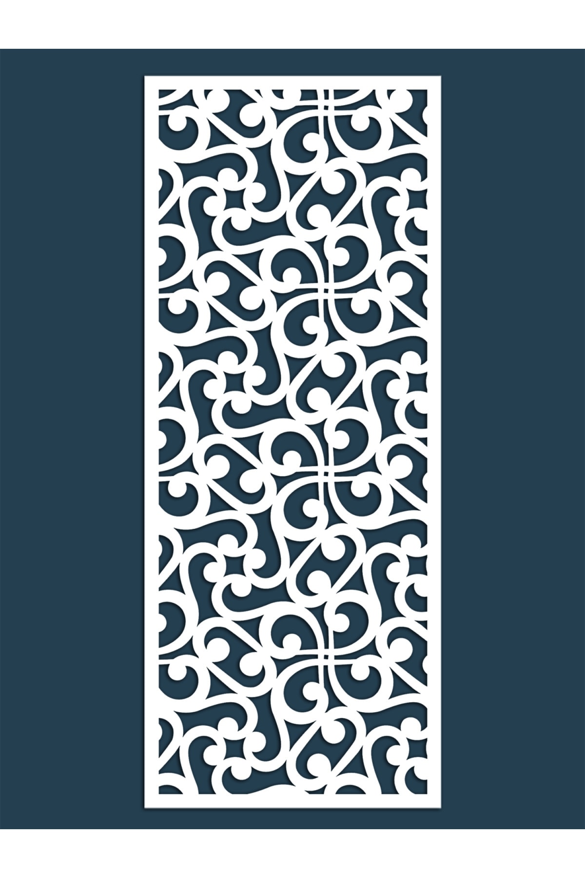 Liar Dekor Liar Ahşap Seperatör (Paravan) - KSP-21 - (18 mm) - (60 cm x 160 cm) - (Beyaz)