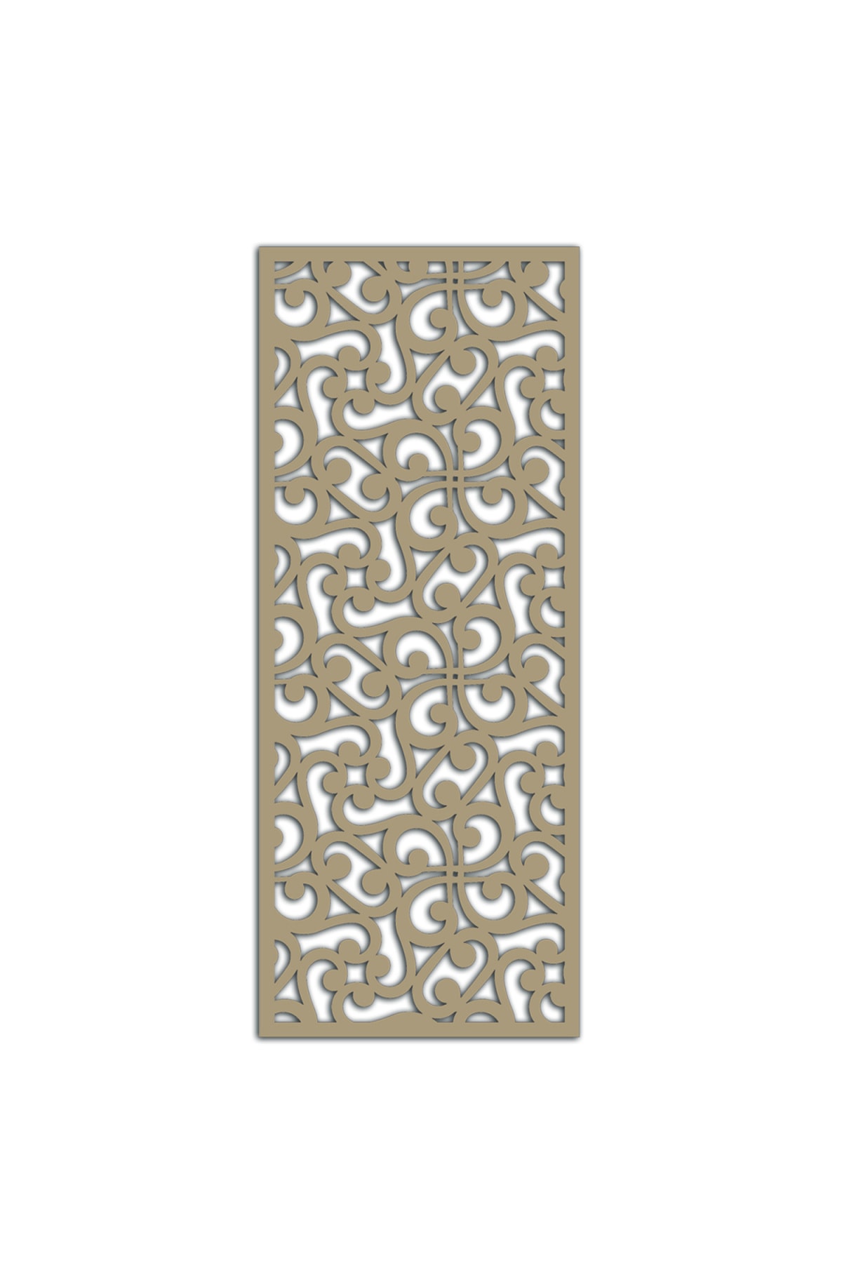 Liar Dekor Liar Ahşap Seperatör (Paravan) - KSP-21 - (18 mm) - (69 cm x 139 cm) - (Ham)