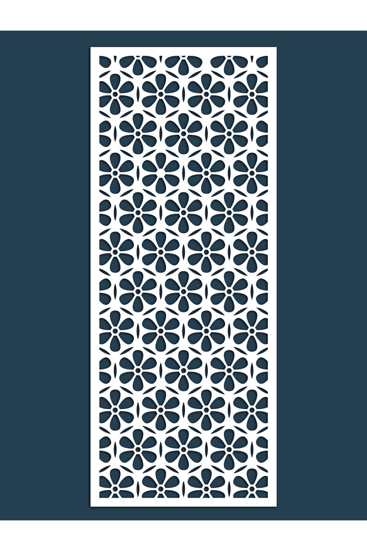 Liar Dekor Liar Ahşap Seperatör (Paravan) - KSP-23 - (18 mm) - (100 cm x 210 cm) - (Beyaz)