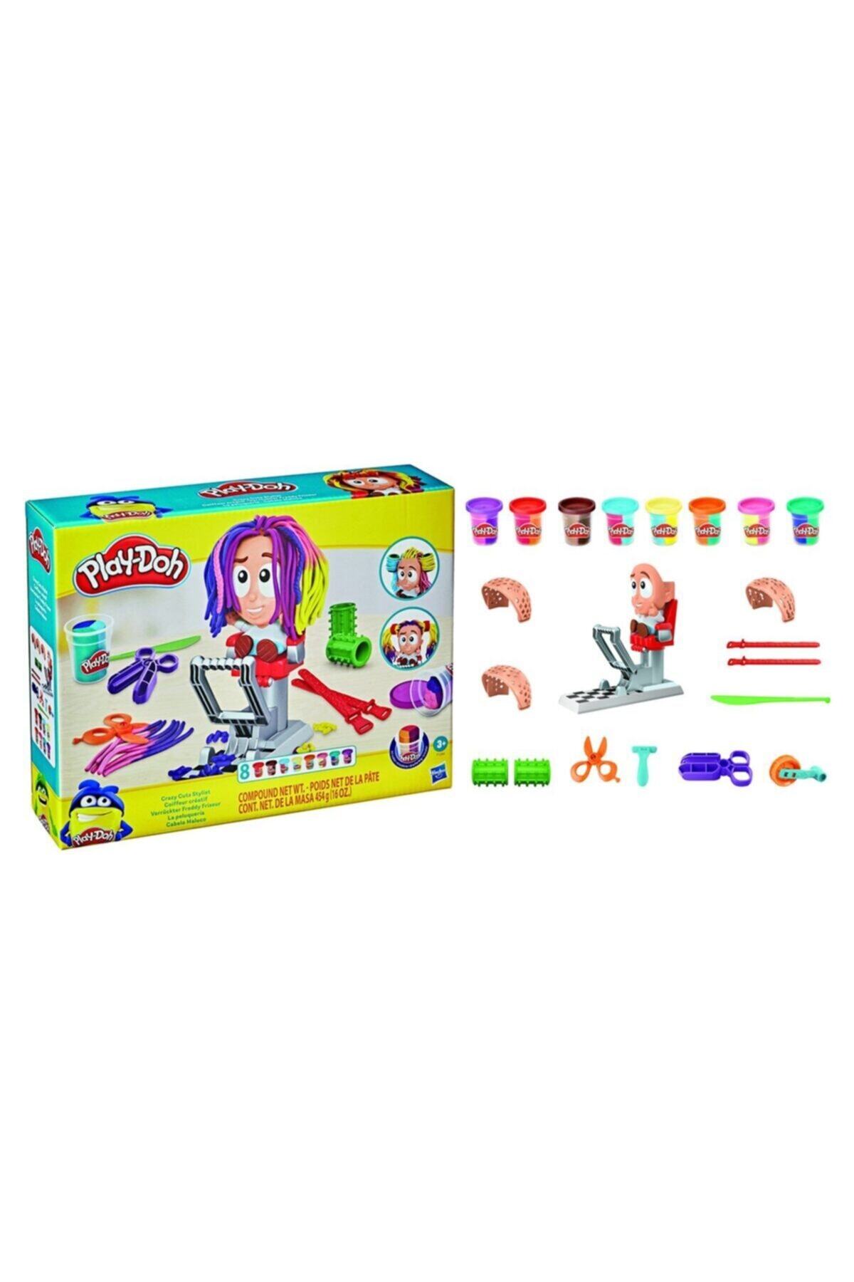 Muhcu Toys Çocuk Eğitici Çılgın Kuaför Oyun Hamuru Seti