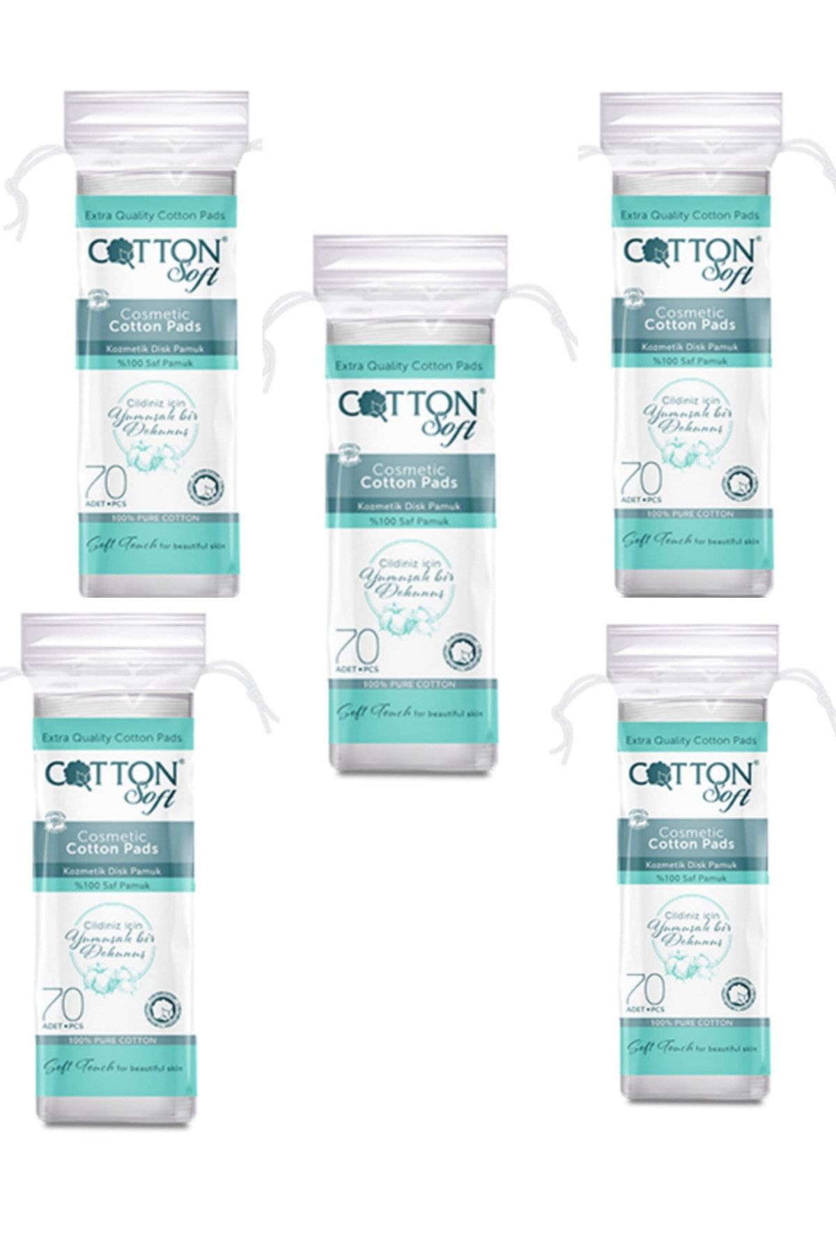 Cotton Soft Disk Makyaj Pamuğu 70'li 5 Adet