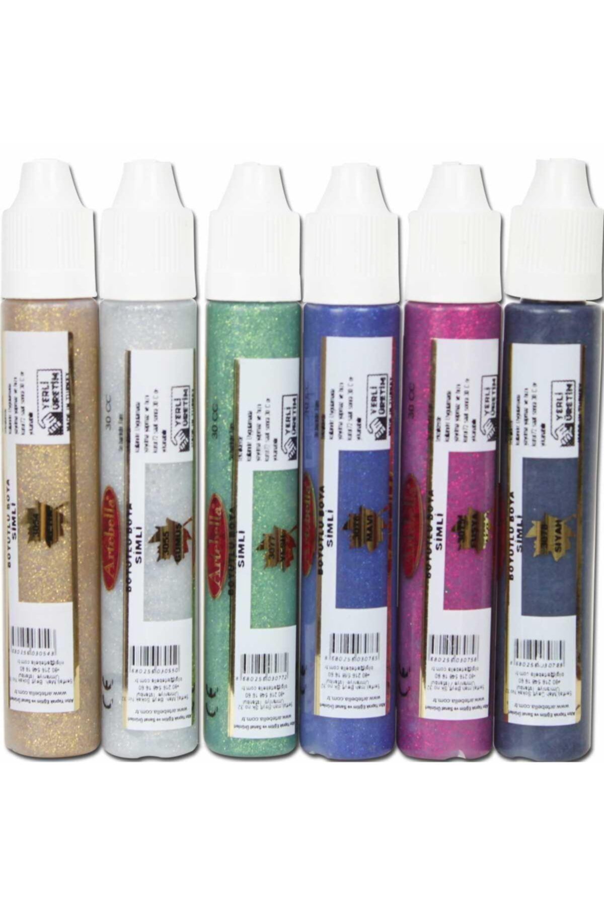 Artebella Absbs001 Boyutlu Boya Simli 6 'lı Set