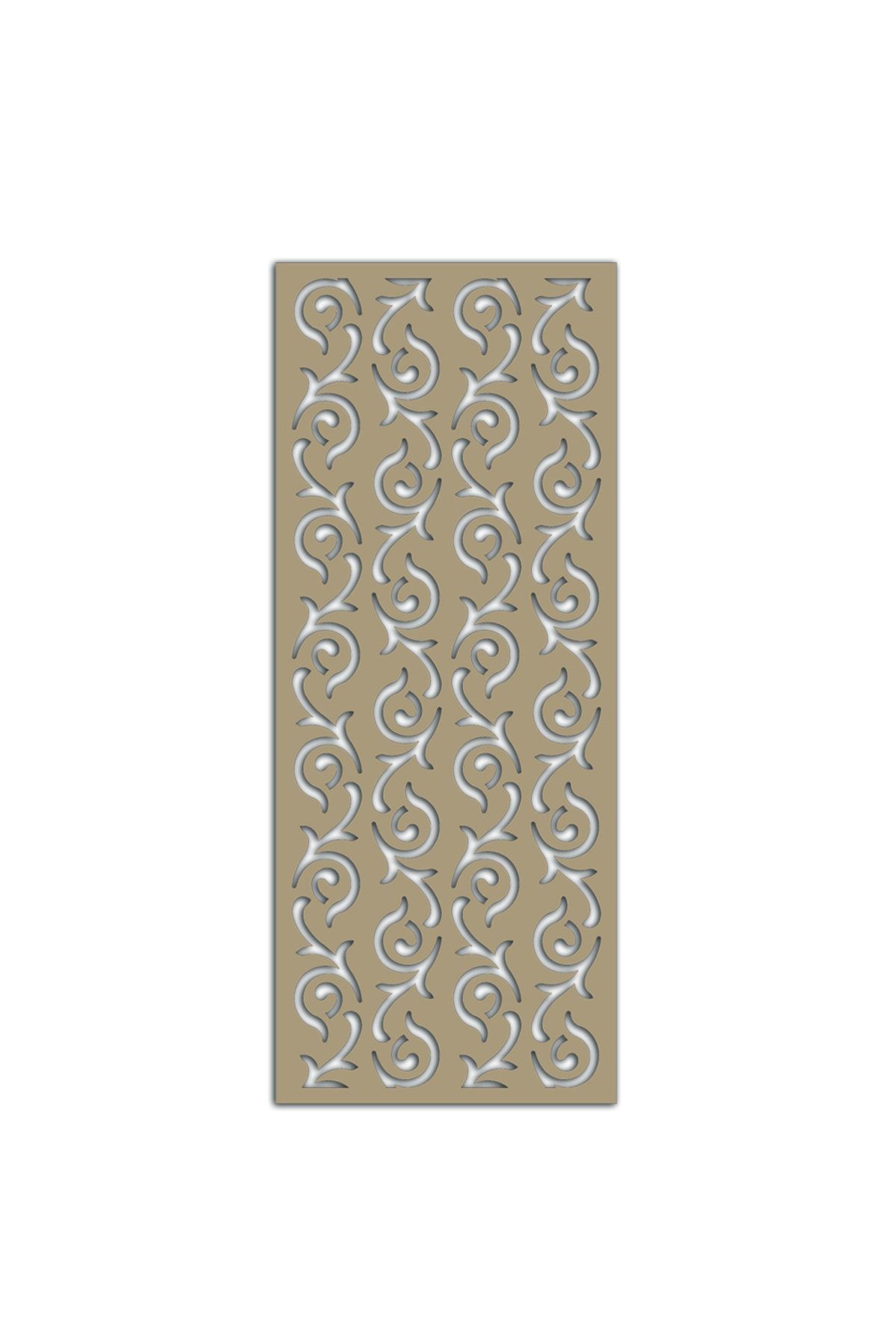 Liar Dekor Liar Ahşap Seperatör (Paravan) - KSP-07 - (10 mm) - (60 cm x 160 cm) - (Ham)