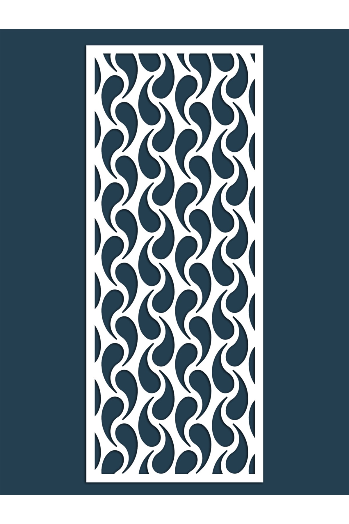 Liar Dekor Liar Ahşap Seperatör (Paravan) - KSP-14 - (18 mm) - (85 cm x 210 cm) - (Beyaz)