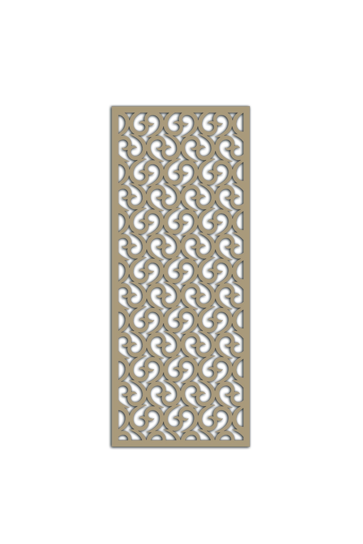 Liar Dekor Liar Ahşap Seperatör (Paravan) - KSP-09 - (18 mm) - (60 cm x 160 cm) - (Ham)
