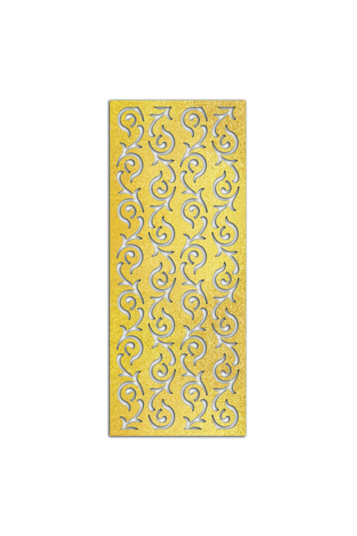 Liar Dekor Liar Ahşap Seperatör (Paravan) - KSP-07 - (18 mm) - (69 cm x 139 cm) - (Gold)