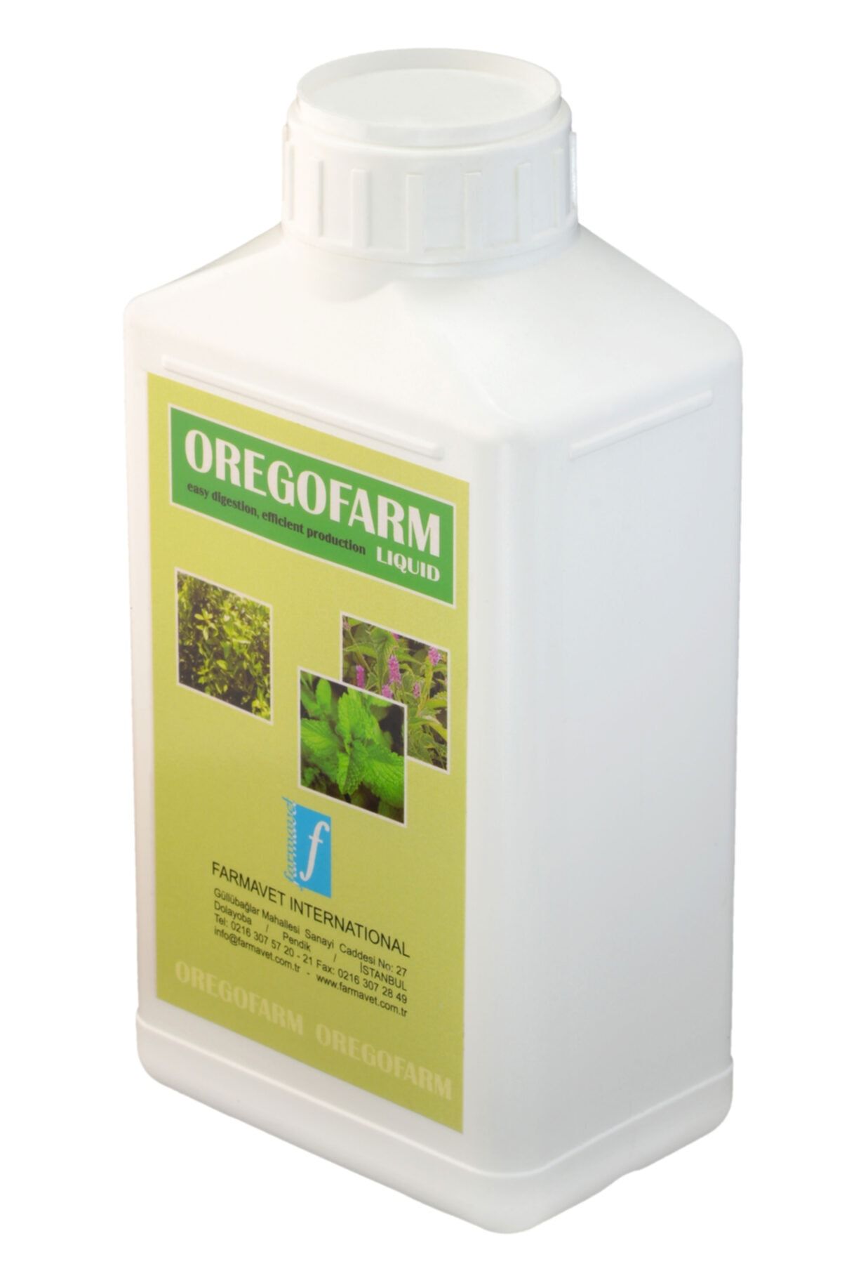 Farmavet Oregofarm Likit 1 Lt Kanatlı Sindirimi Kolaylaştırır Bağışıklık Sistemini Destekler
