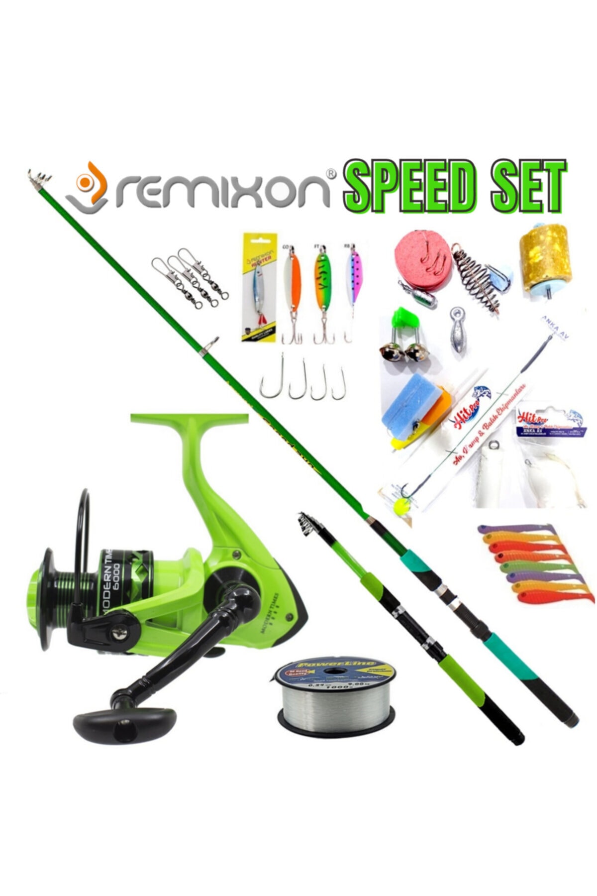 Remixon Modern Times Speed 2.10 Mt Olta Takımı 40 Lı Set Yeşil