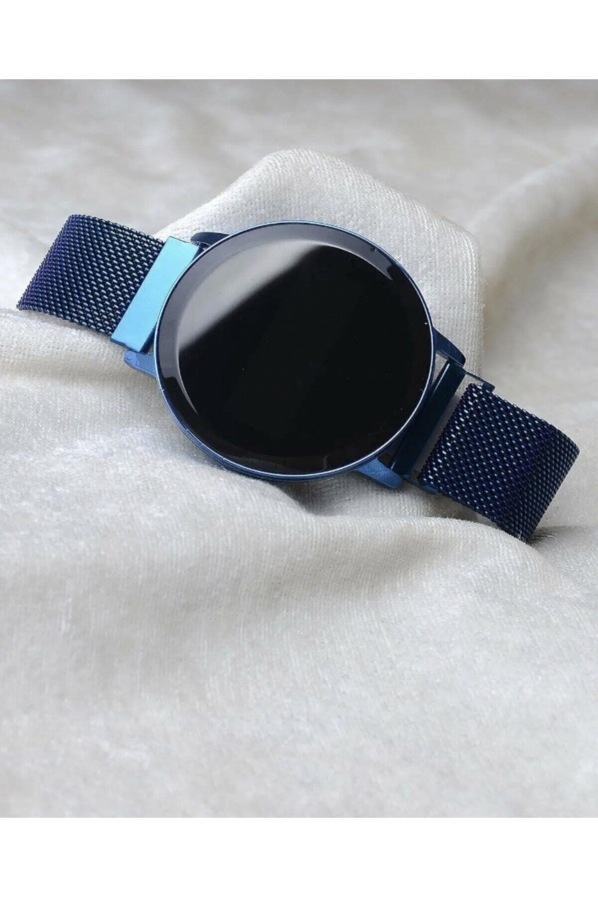 spectrum unisex mavi dijital dokunmatik ekran miknatis kordonlu saat fiyati yorumlari trendyol