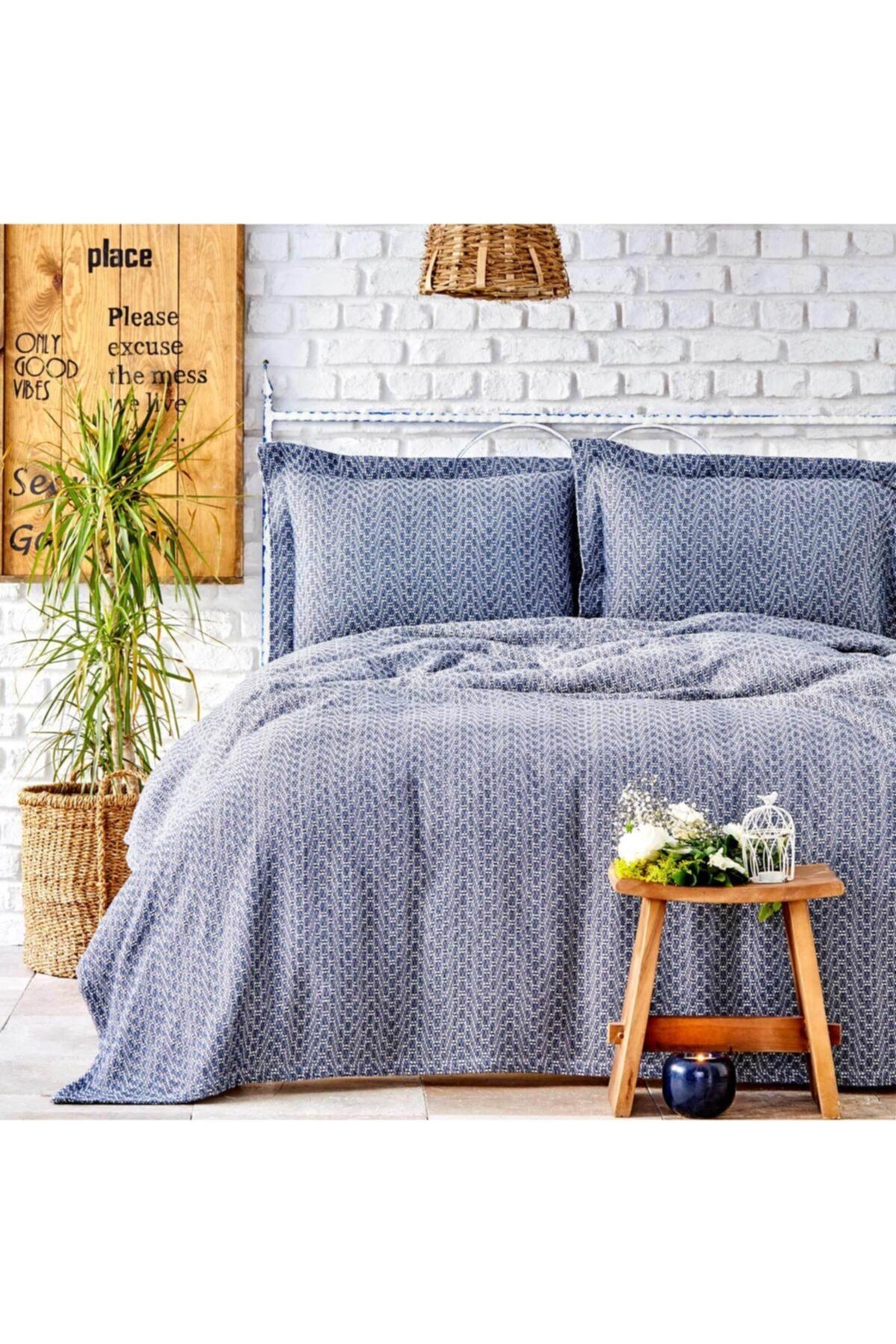 karaca home stella indigo cift kisilik 4 mevsim pike fiyati yorumlari trendyol