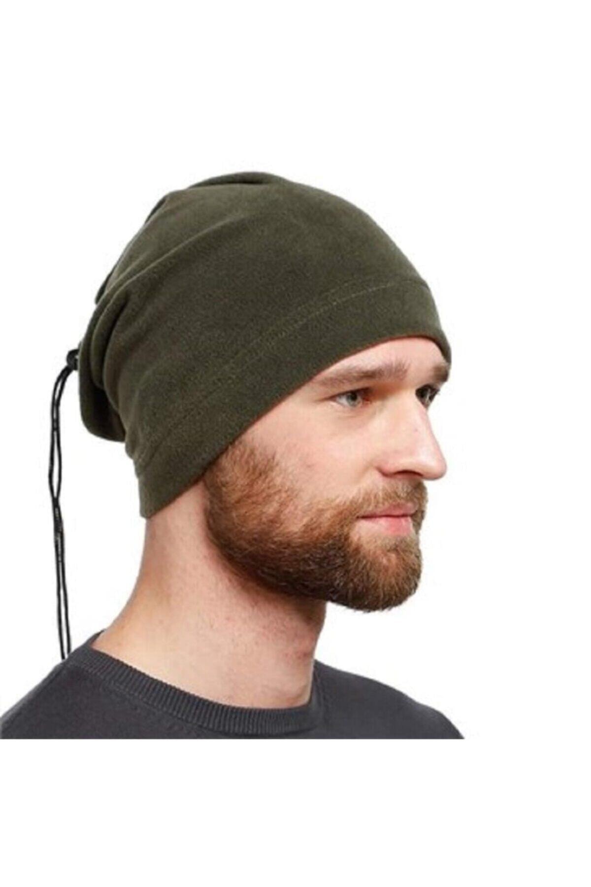 Momslab Erkek Bayan Termal Polar Boyunluk Bere Haki Yeşili