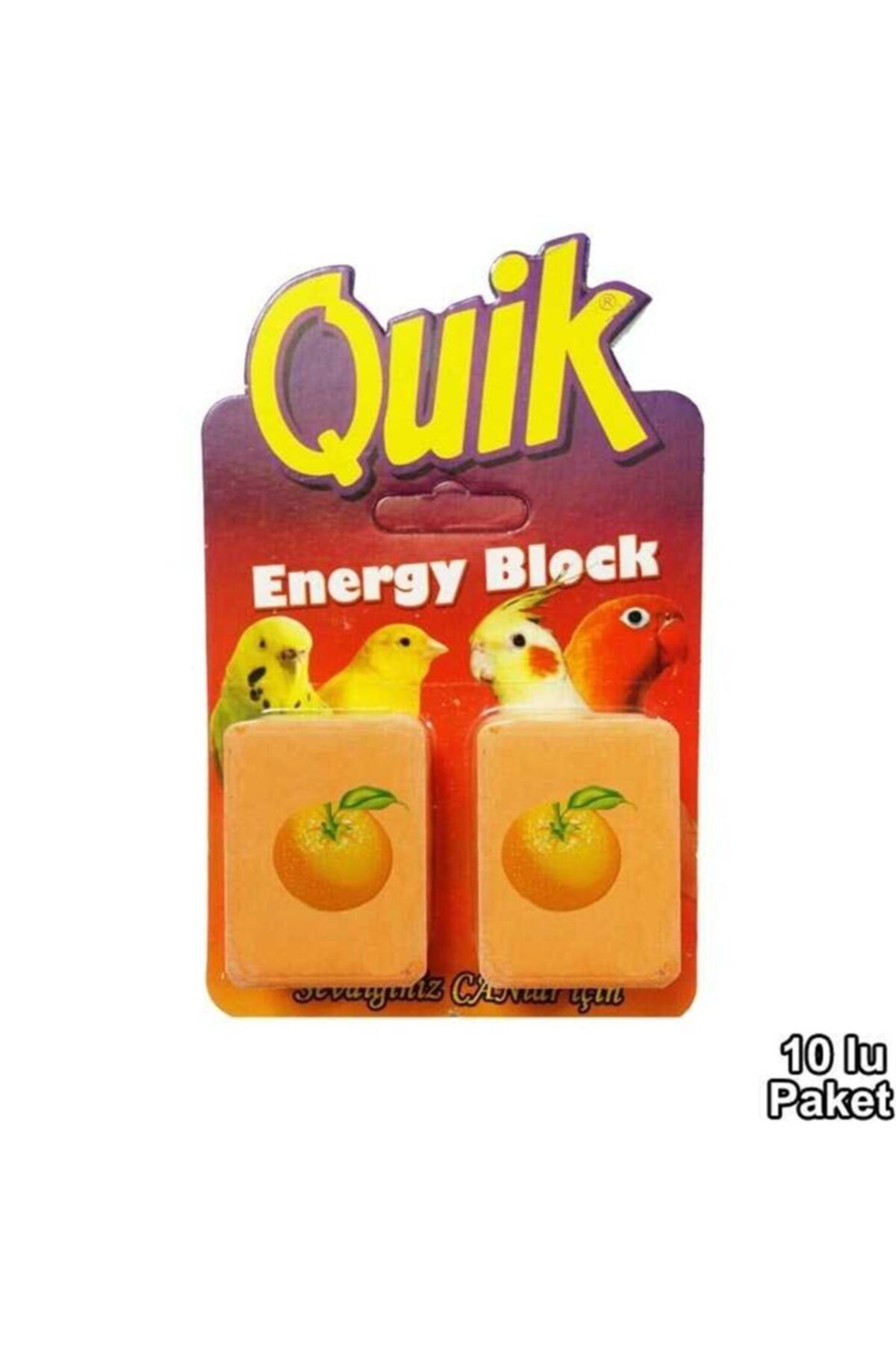 Pelagos Quik Enerji Bloğu Portakallı-muzlu 2li 10 Adet