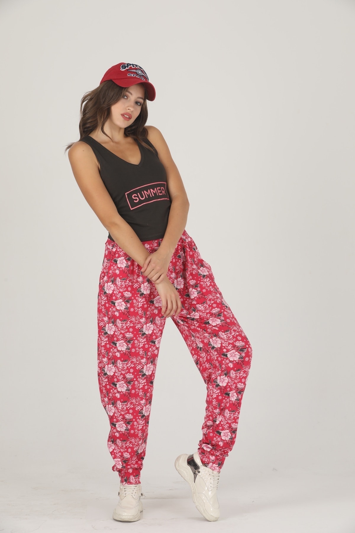 MASSİMO BAZAAR Kadın Pembe Şalvar Takım