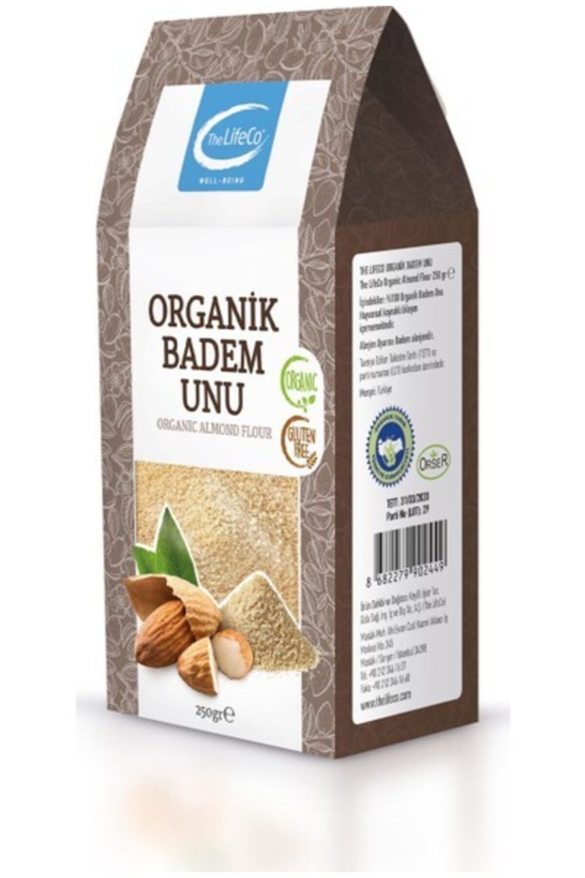 TheLifeCo Organik Badem Unu 250 gr