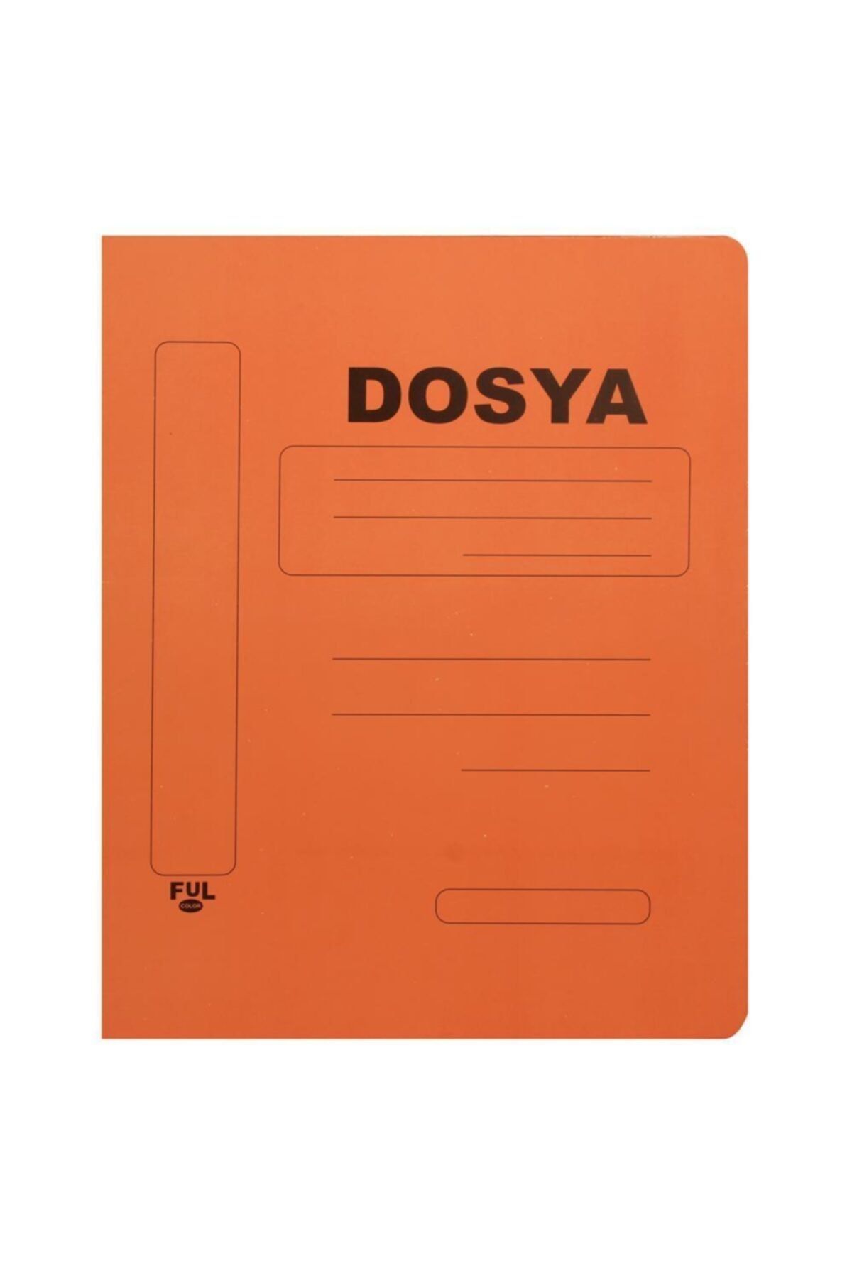 FUL Tam Kapak Dosya ( Lüks Turuncu)50 Li