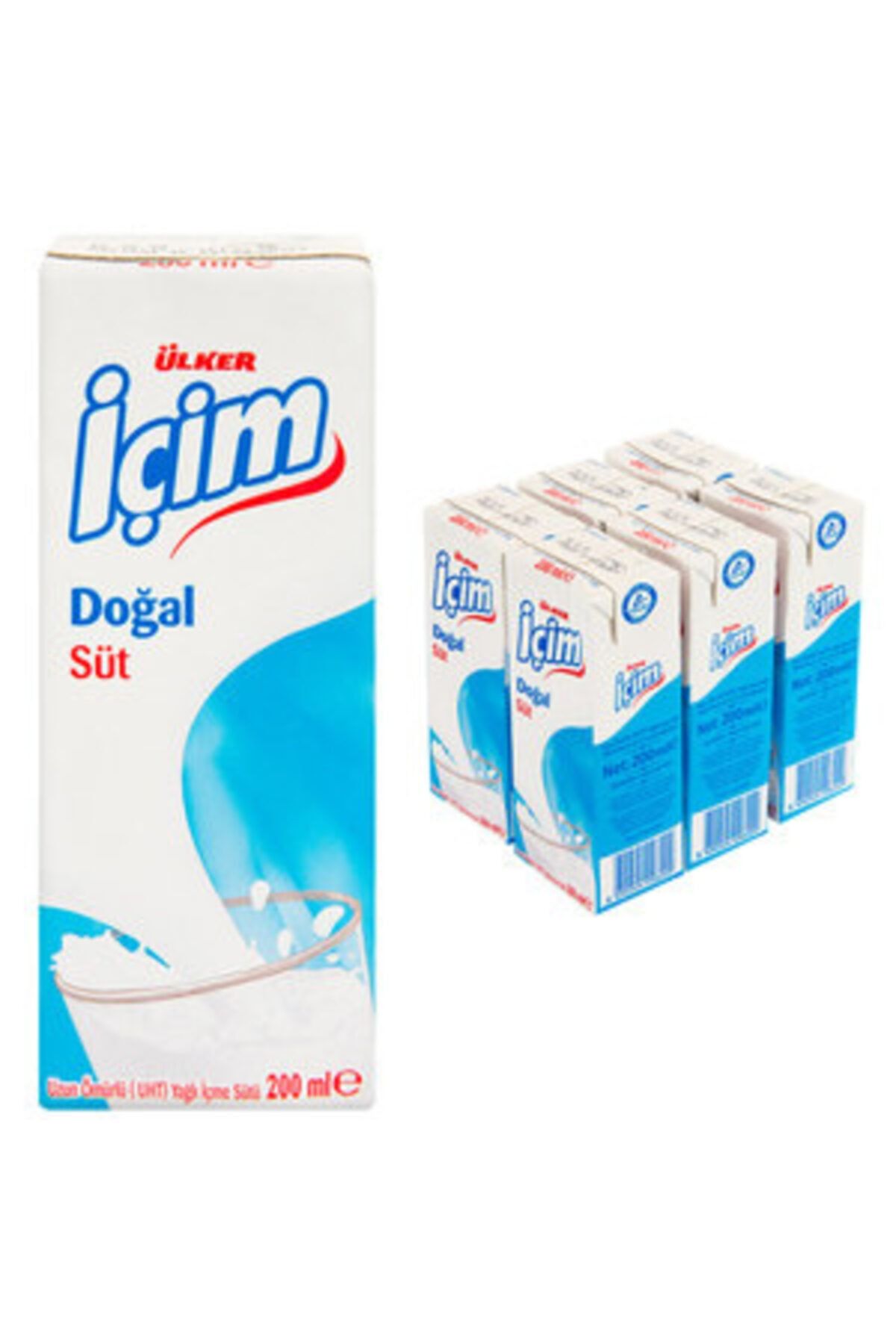 İçim Süt Ekonomik Paket 200 ml 6 Lı