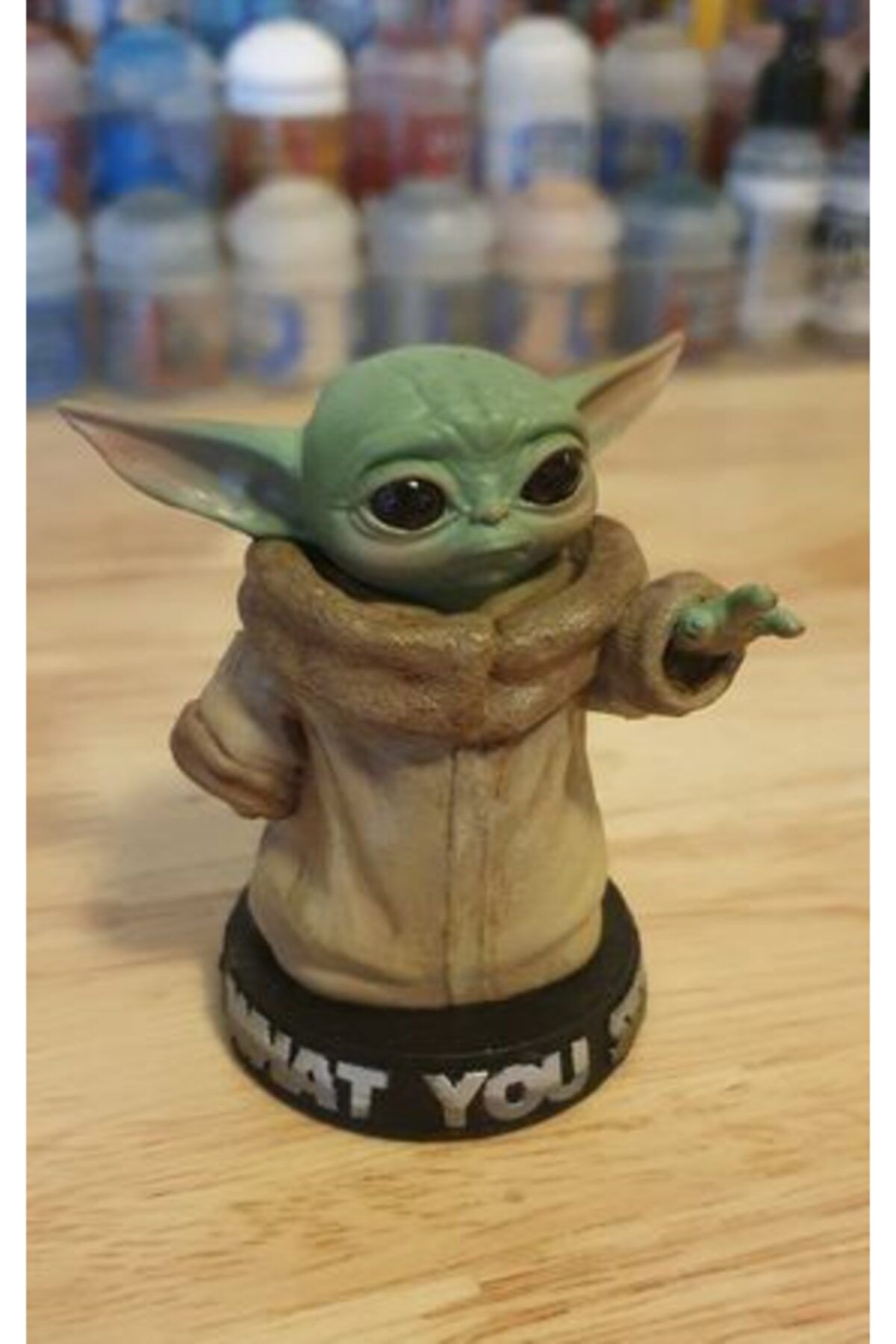 3 boyutlu dukkan bebek yoda baby yoda figur starwars fiyati yorumlari trendyol