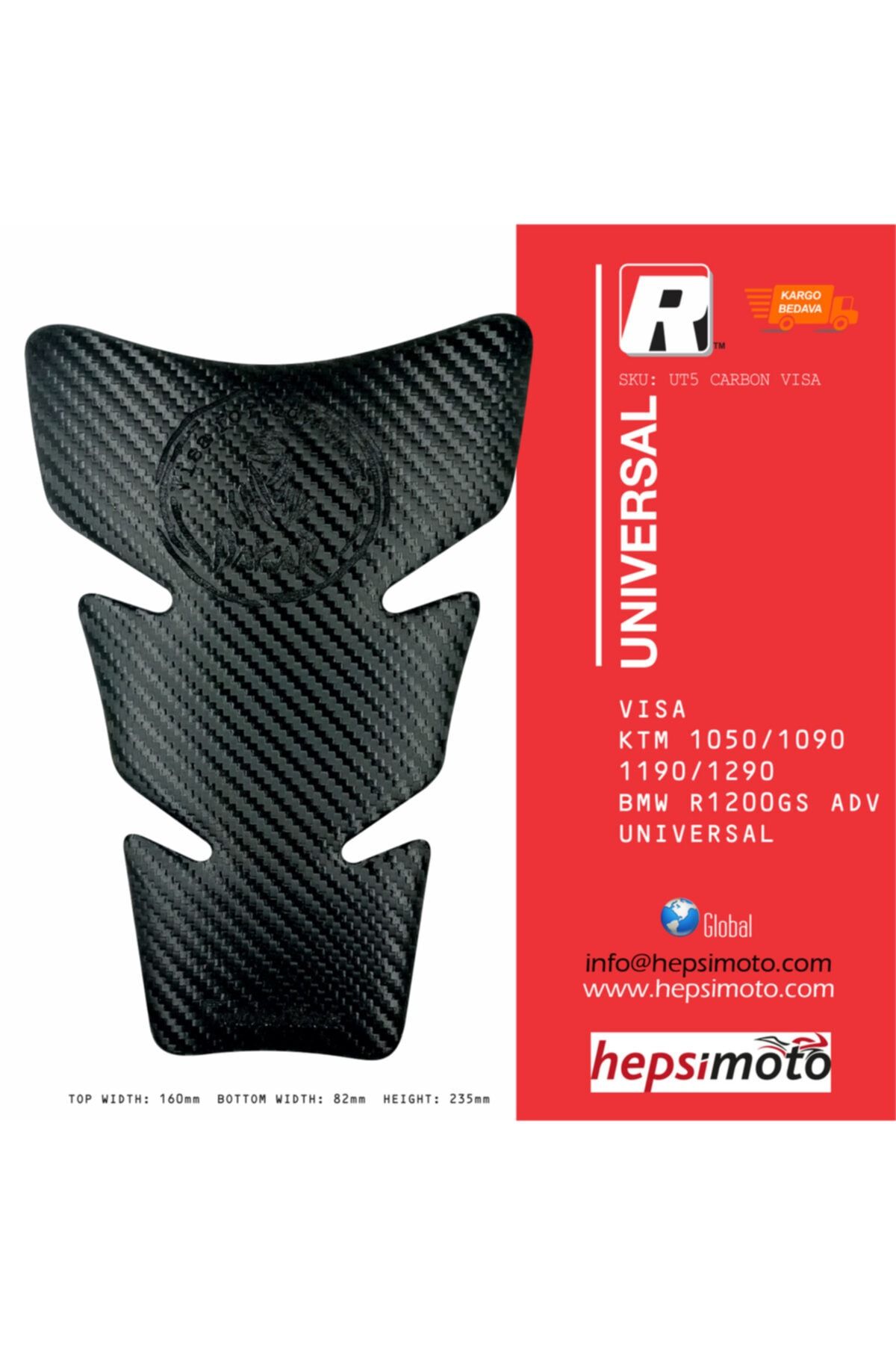RubbaTech Ut5 Carbon Vısa