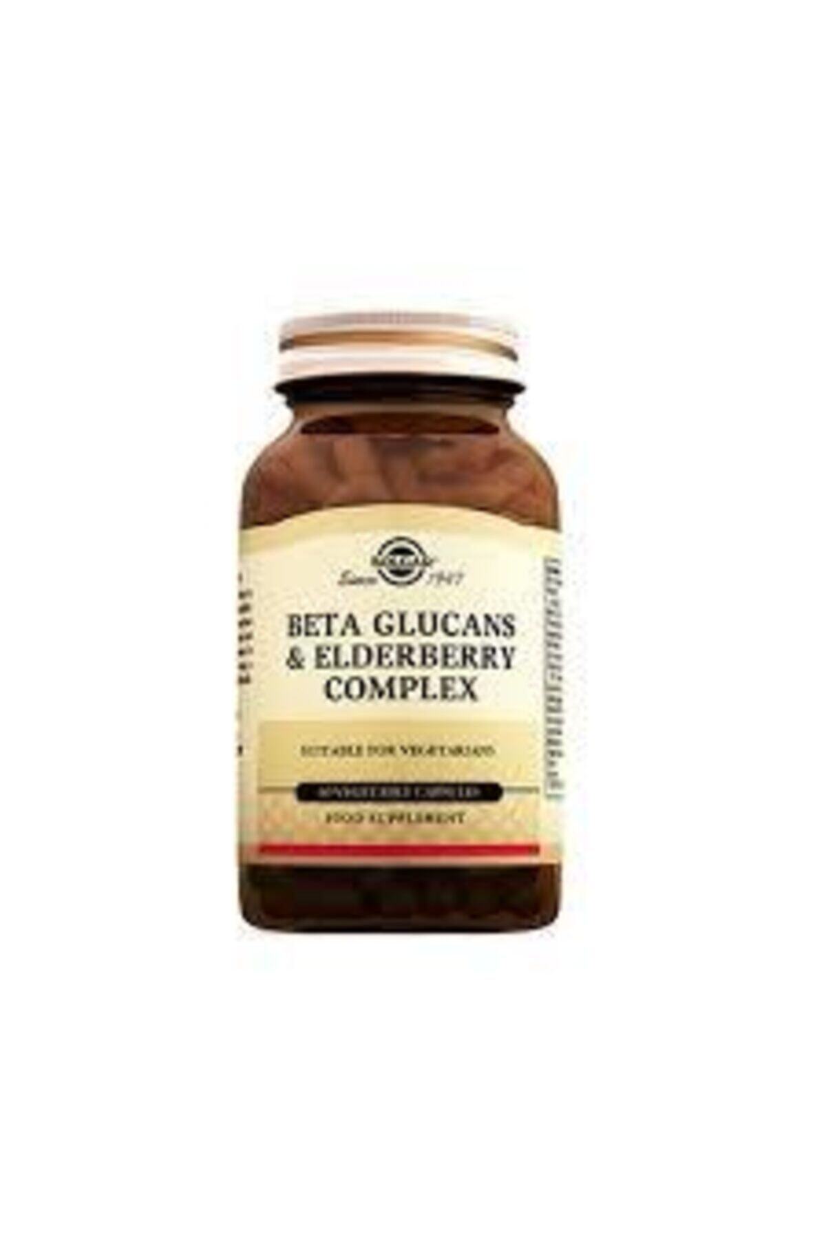 Solgar Beta Glucans Elderberry Complex 60 Kapsül