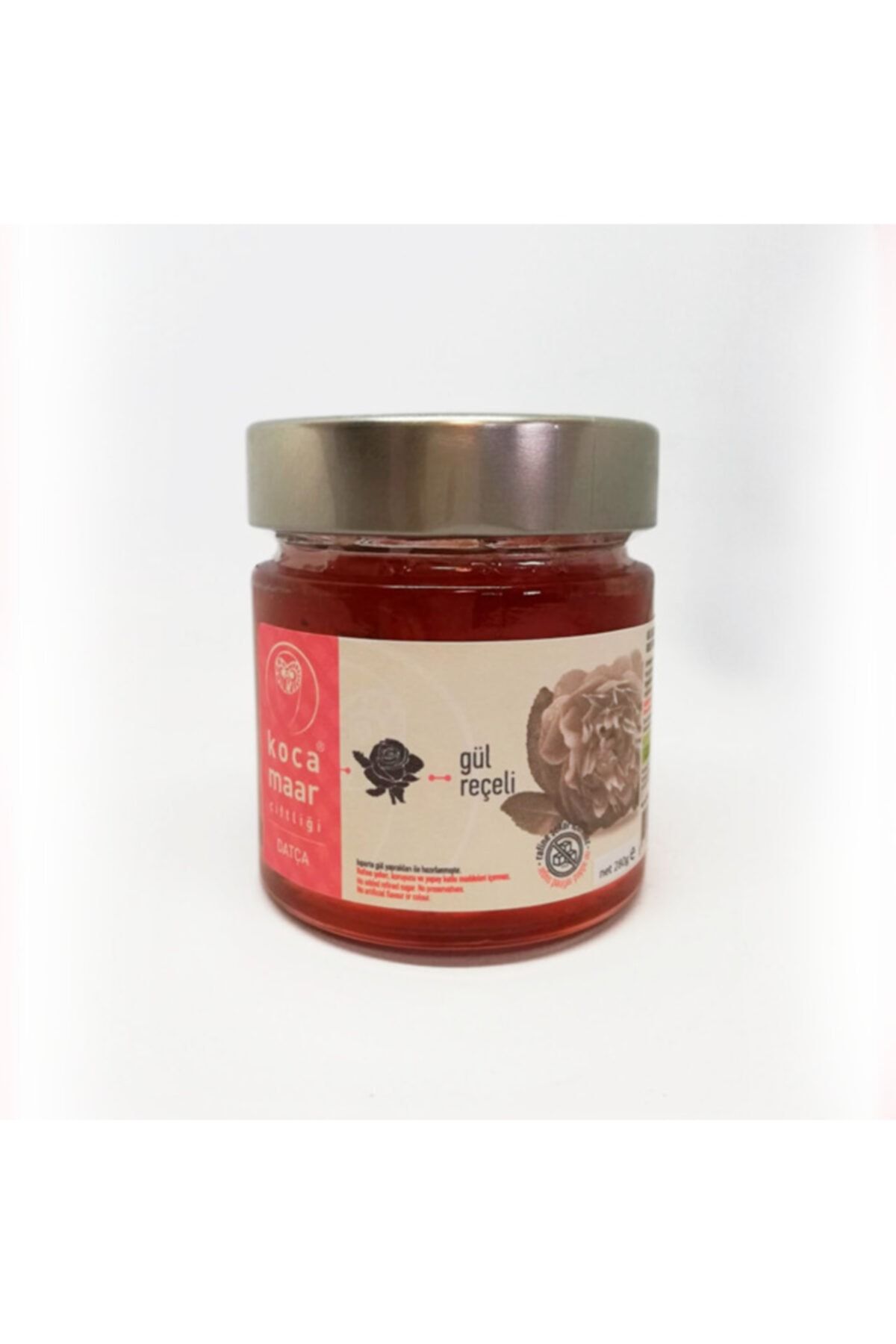 Kocamaar Çiftliği Şeker Ilavesiz Gül Reçeli 280gr