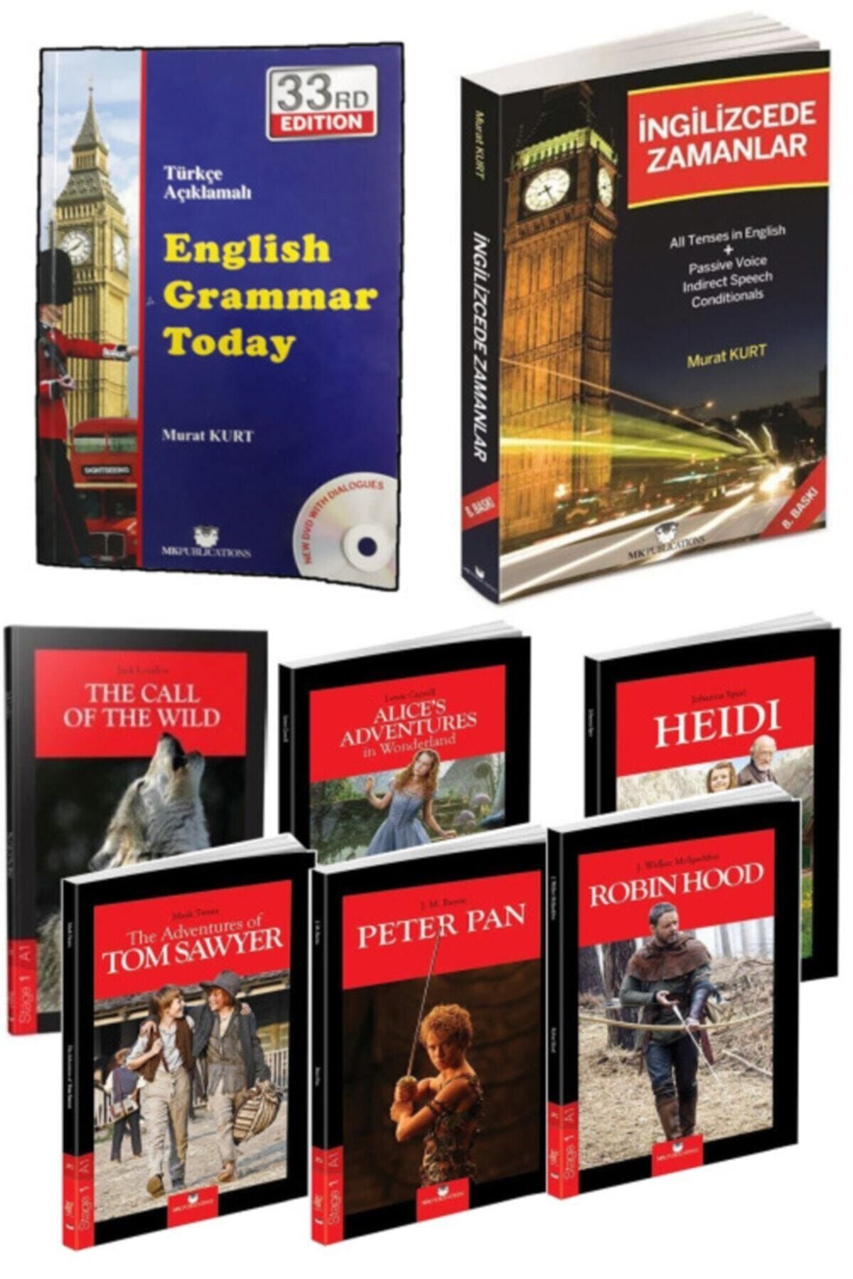 MK Publications Ingilizce Zamanlar Ve Grammer Seti + Stage 1 Okuma Seti