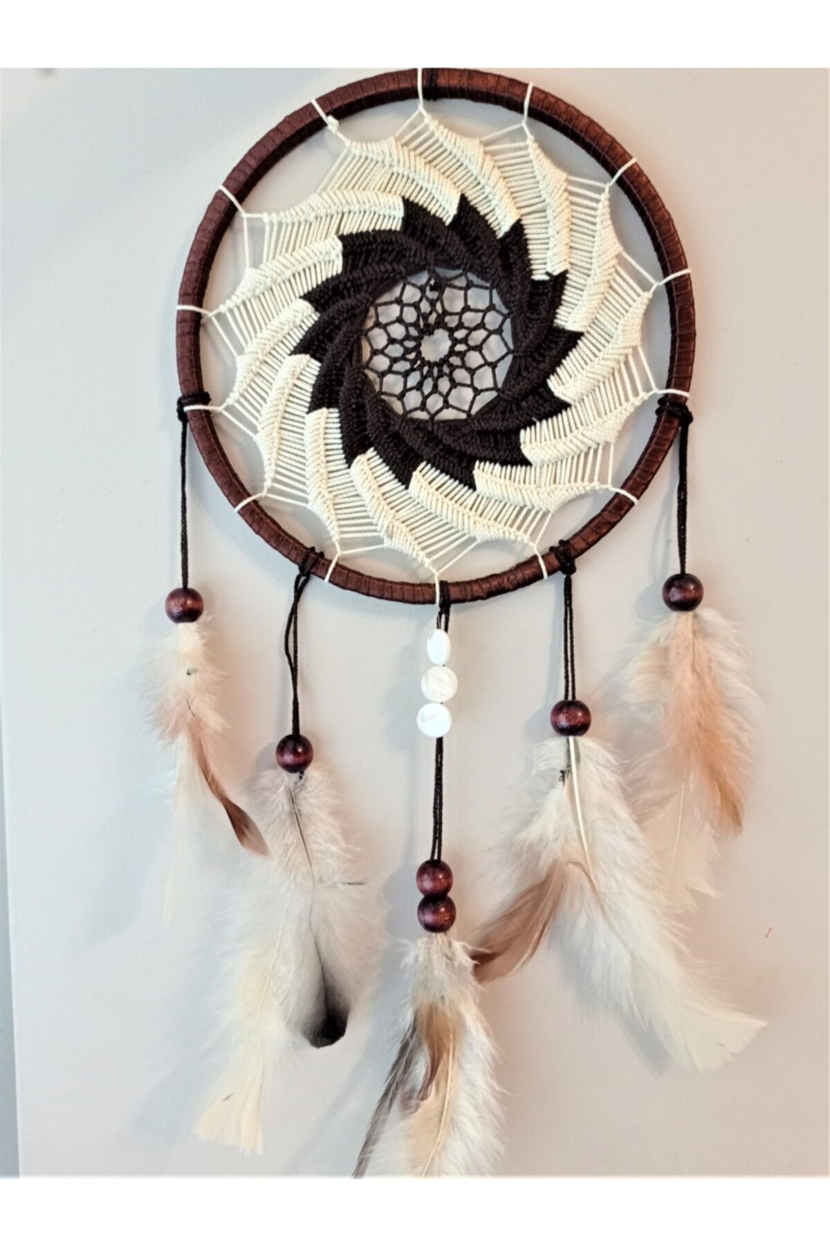 Lucky You Düş Kapanı Dreamcatcher Kahve Rengi Duvar Süsü