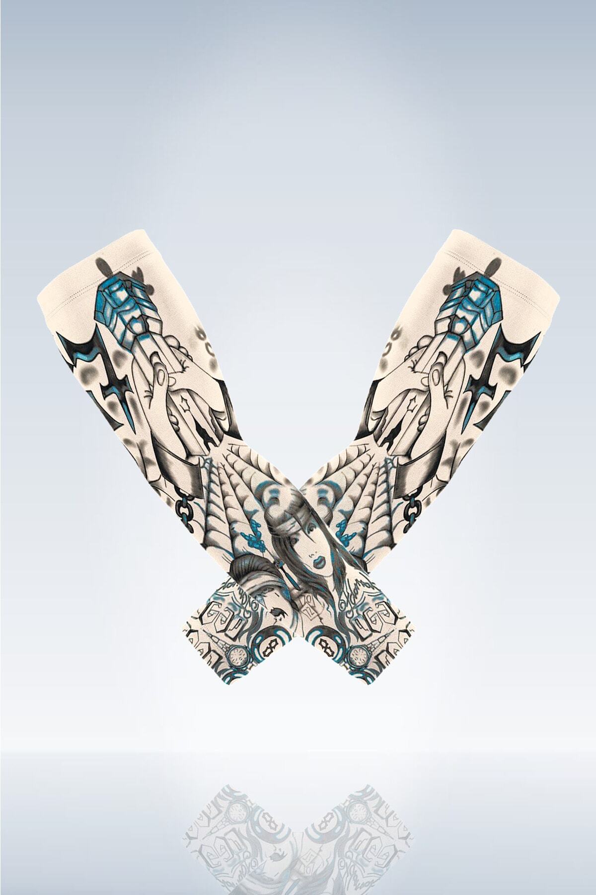 BP Tattoo Dagger Giyilebilir Dövme Seti 2'li Set