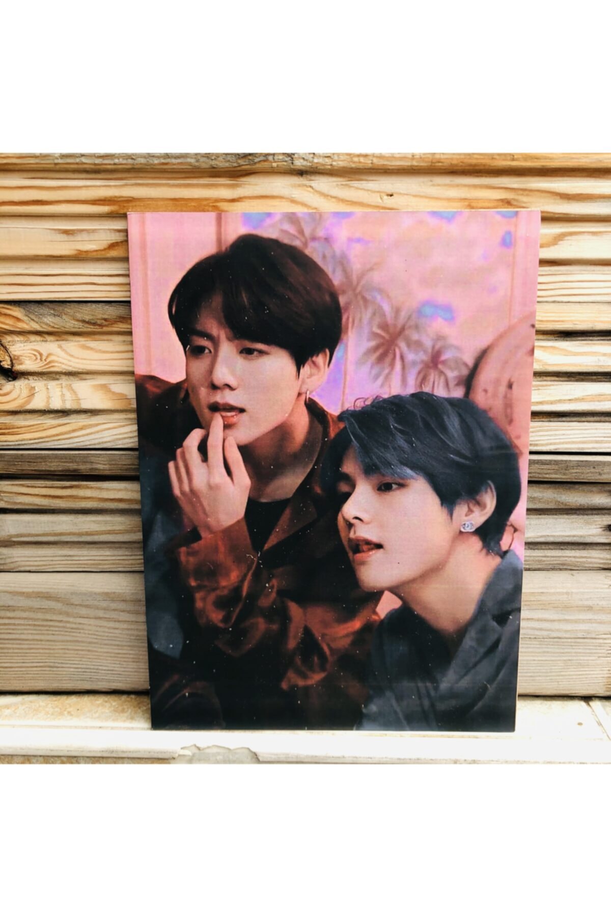 favori consept Bts Taekook Ahşap Poster
